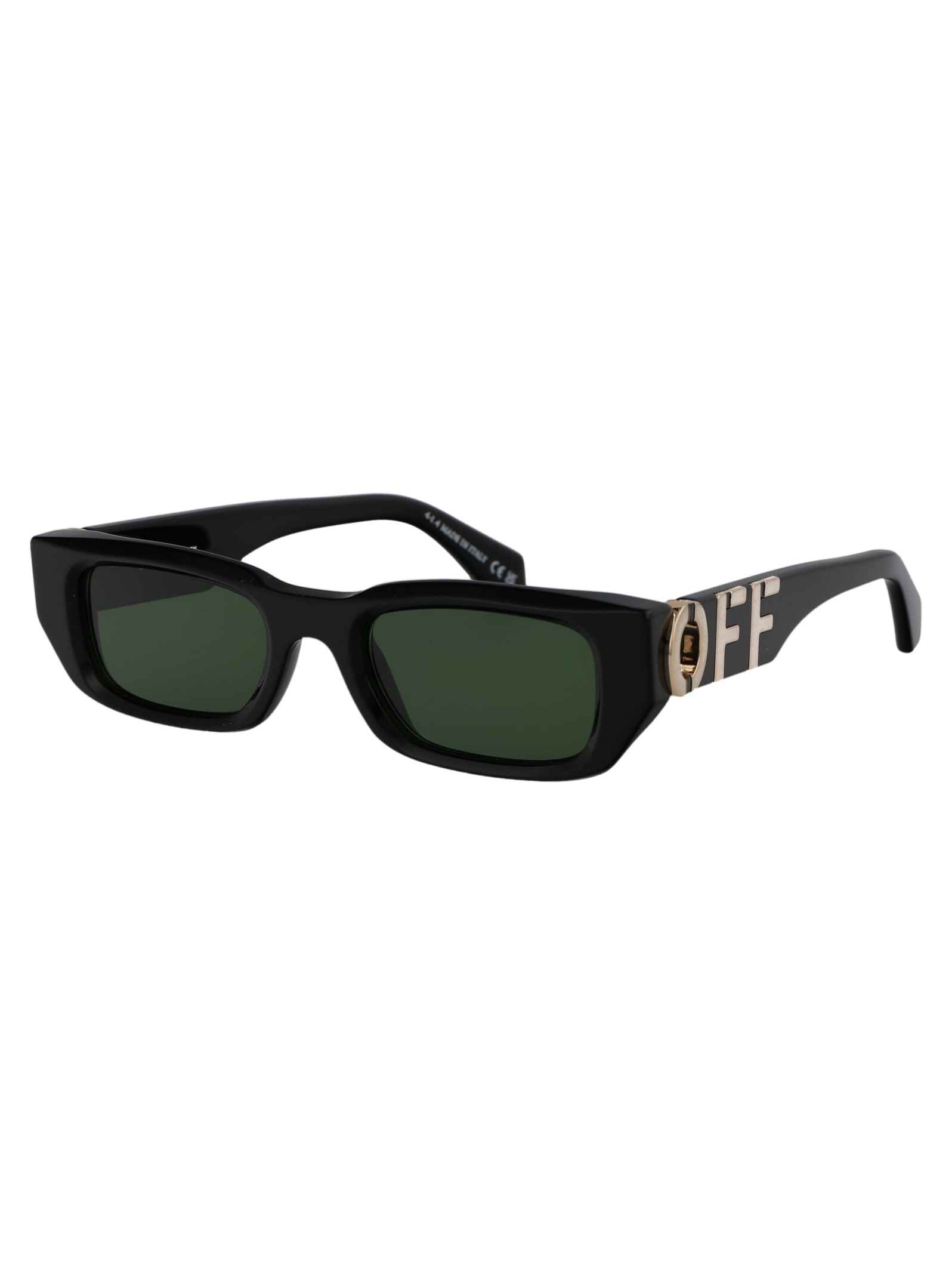 Shop Off-white Fillmore Sunglasses In Black Green