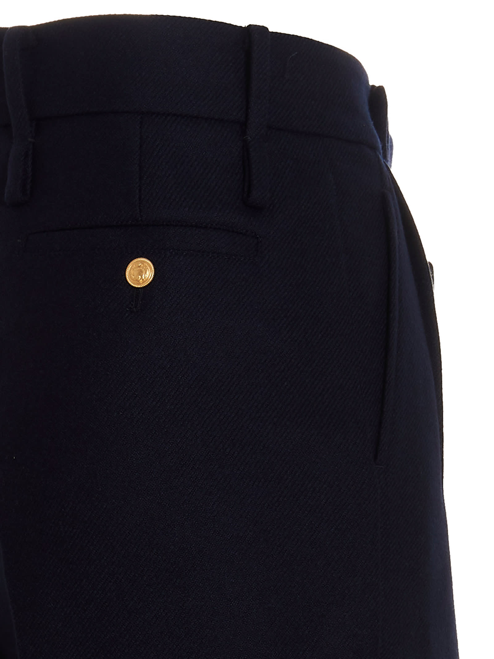 Gucci Tailored Wool Pants In Blue