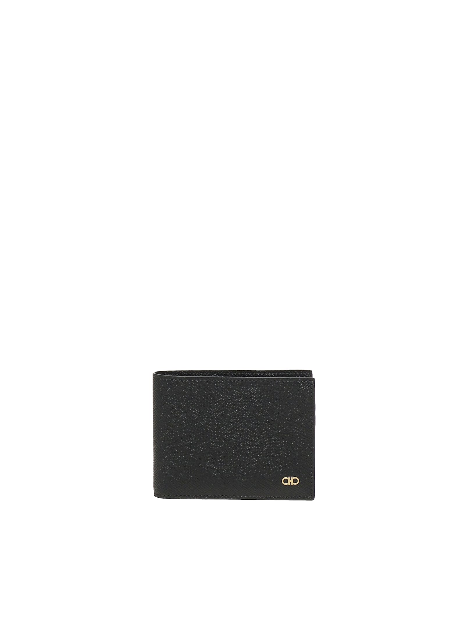 Ferragamo Gancini Wallet In Black
