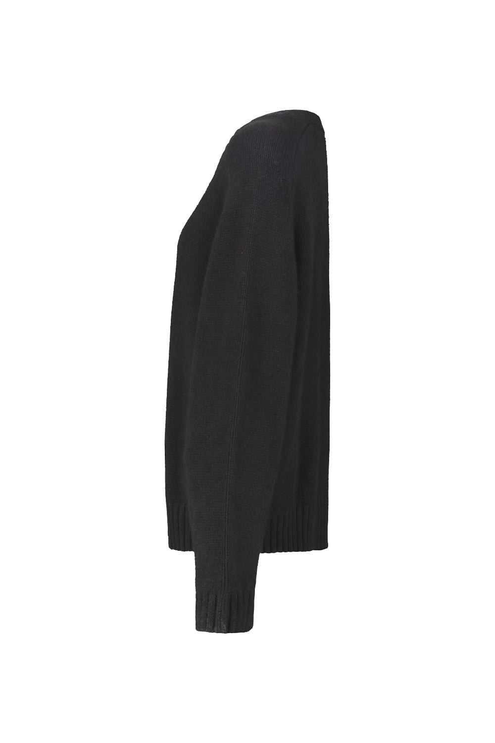 Khaite Maglione Mae In Cashmere Nero Donna In Black