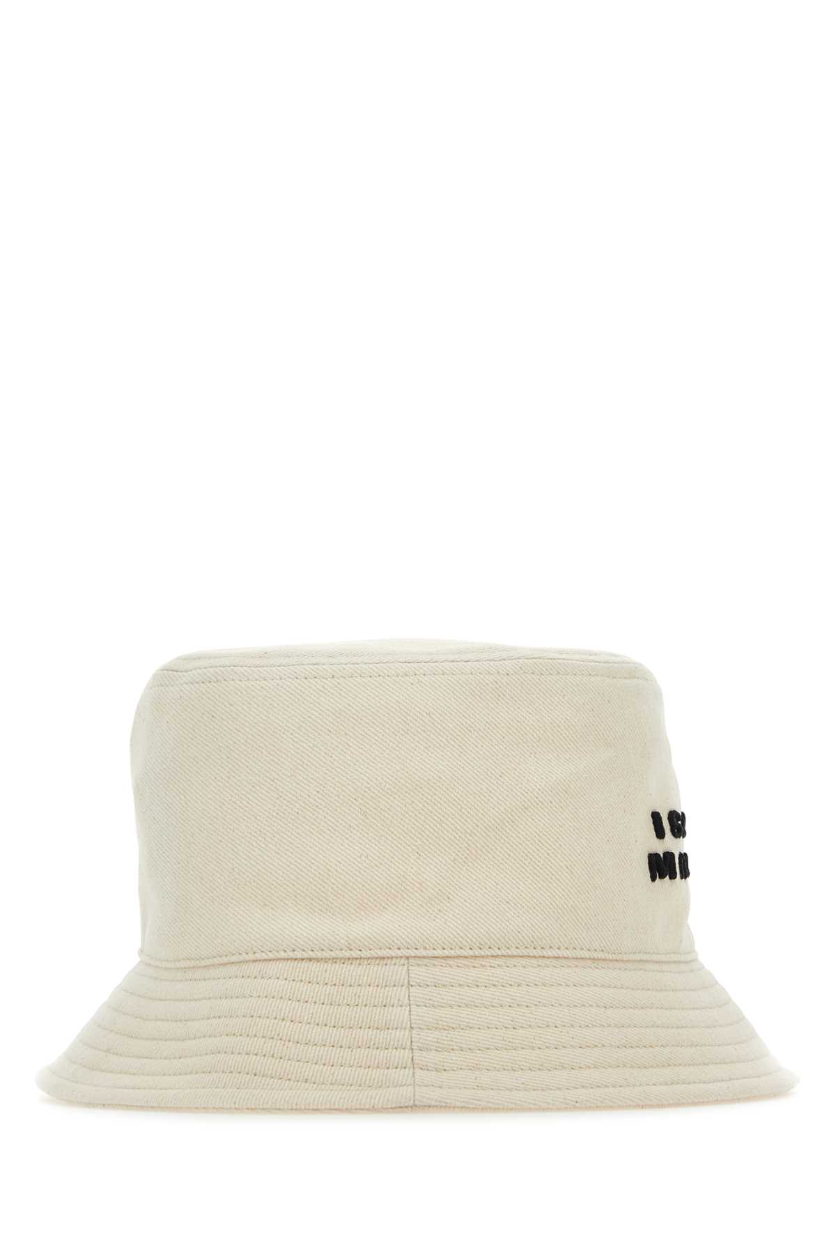 Shop Isabel Marant Sand Cotton Haley Bucket Hat In Ecrublack