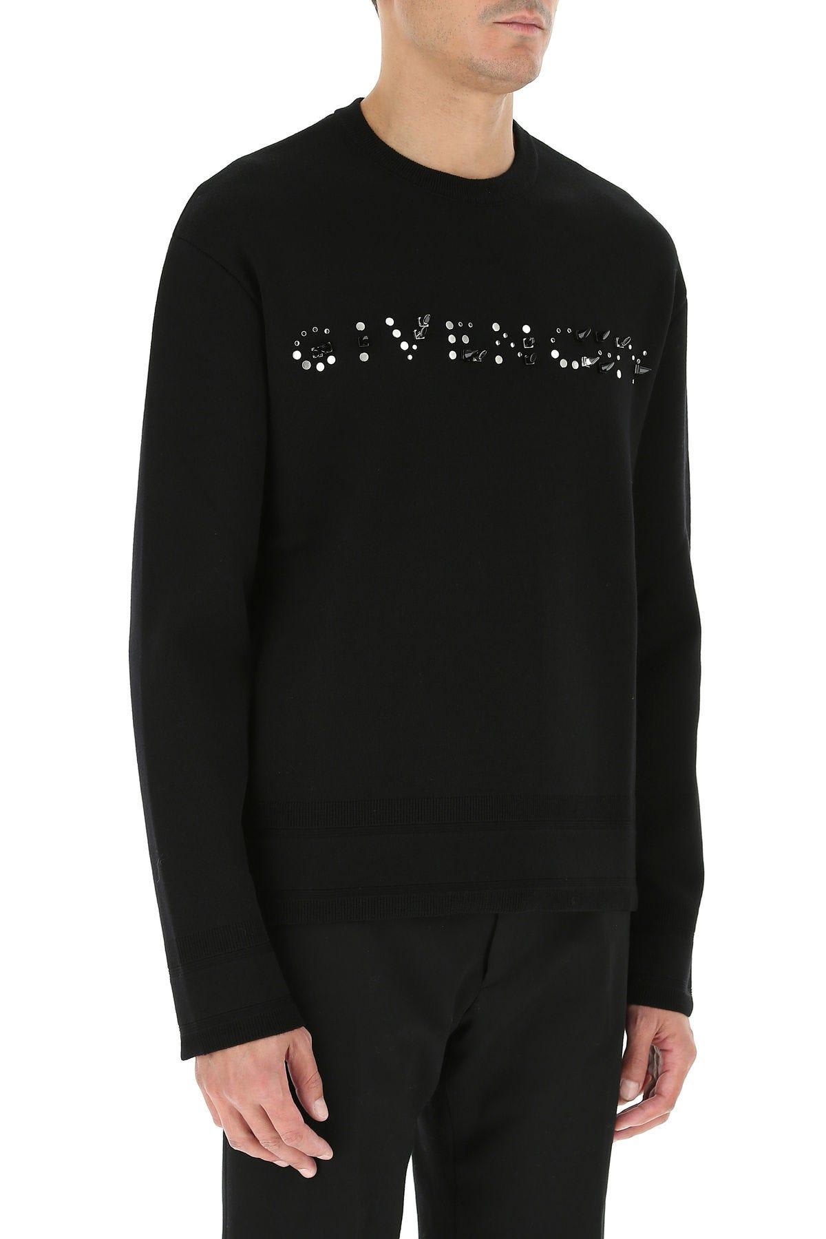 Shop Givenchy Black Wool Sweater