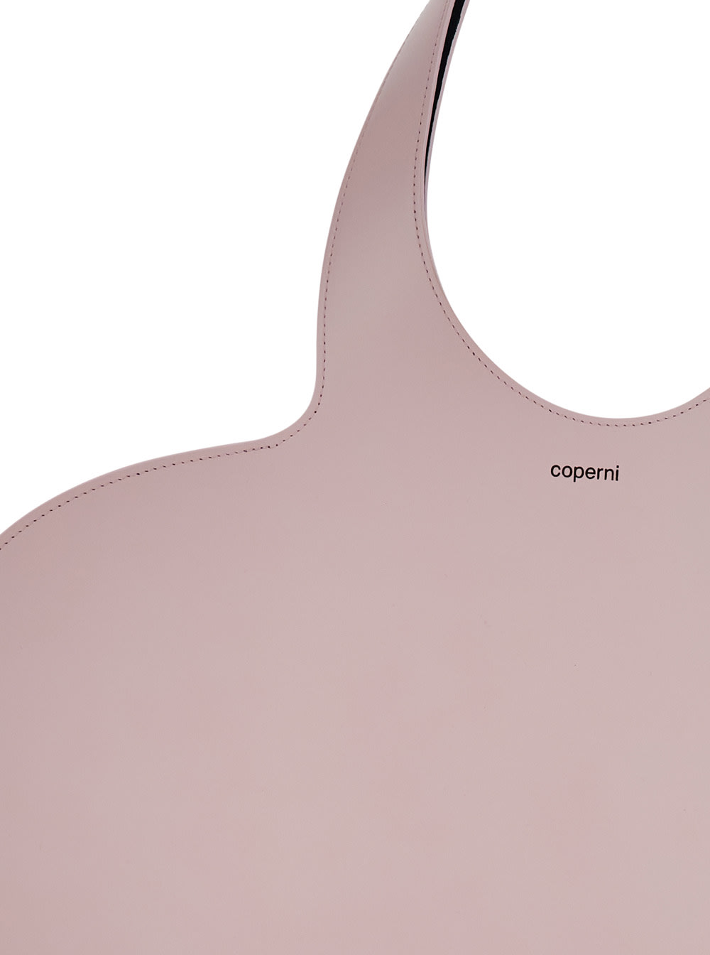 Coperni 'heart' Pink Shoulder Bag With Logo Print In Pink