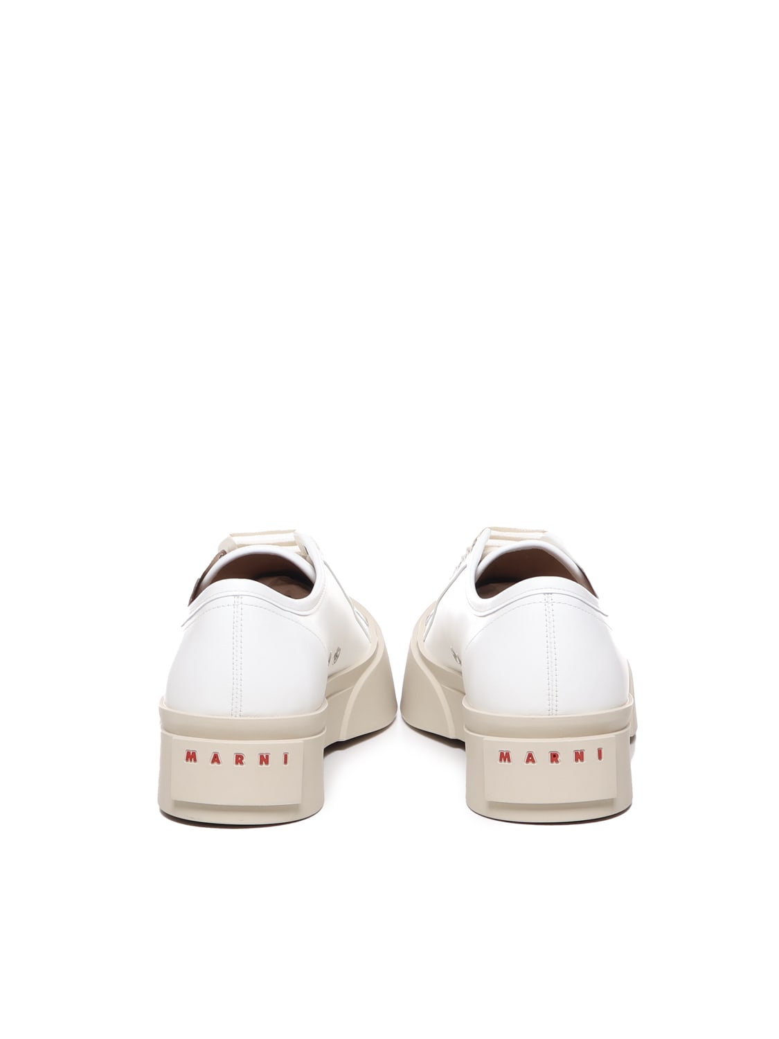 Shop Marni Pablo Sneaker In Nappa Leather In White