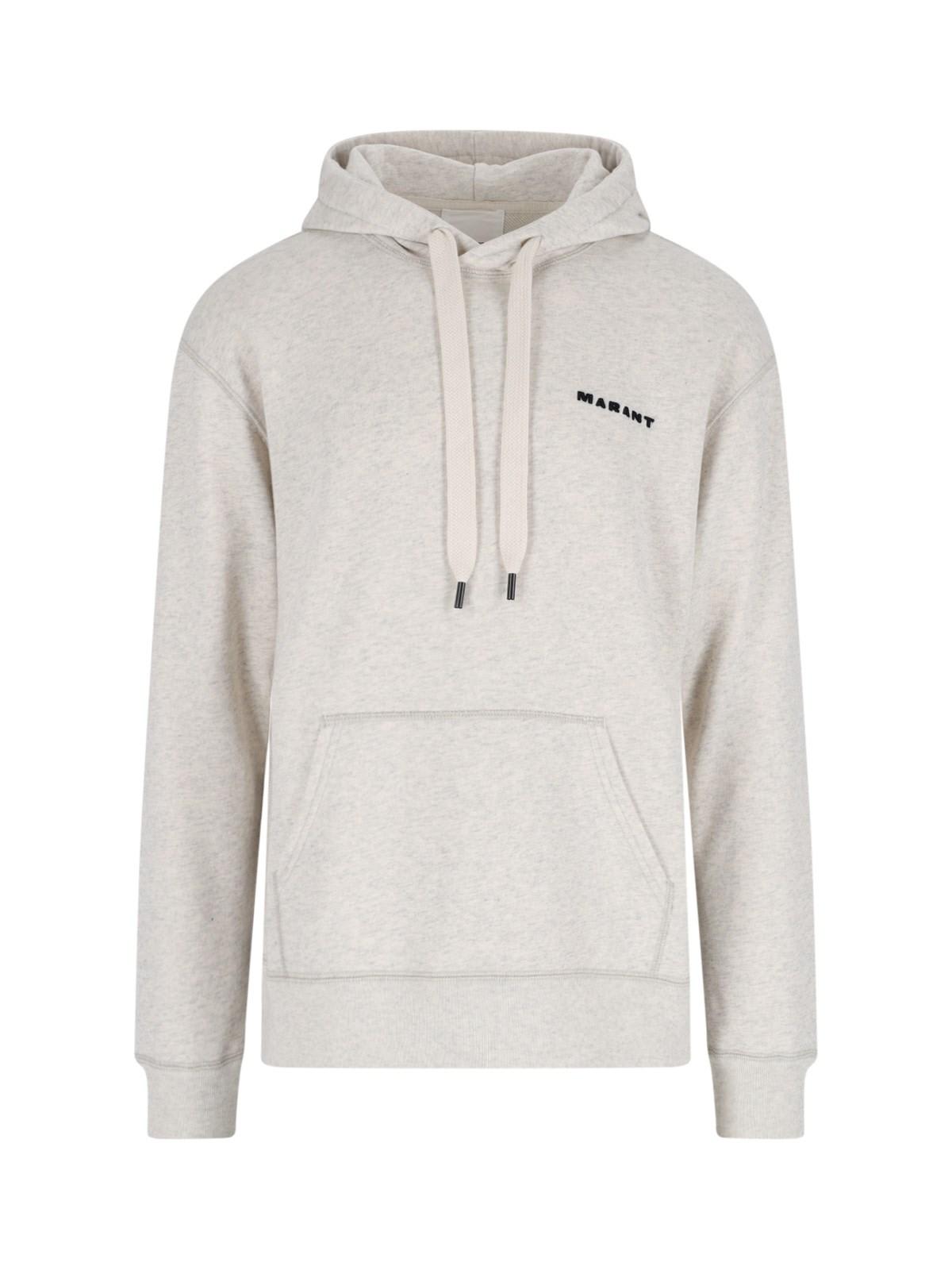 Shop Isabel Marant Marcello Hoodie In Neutrals