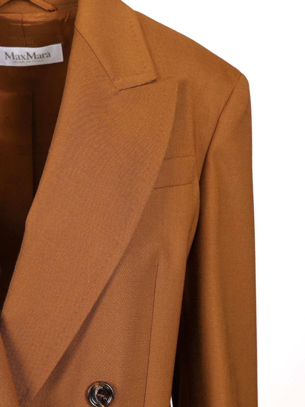 Max Mara Olympia Blazer Jacket In Brown
