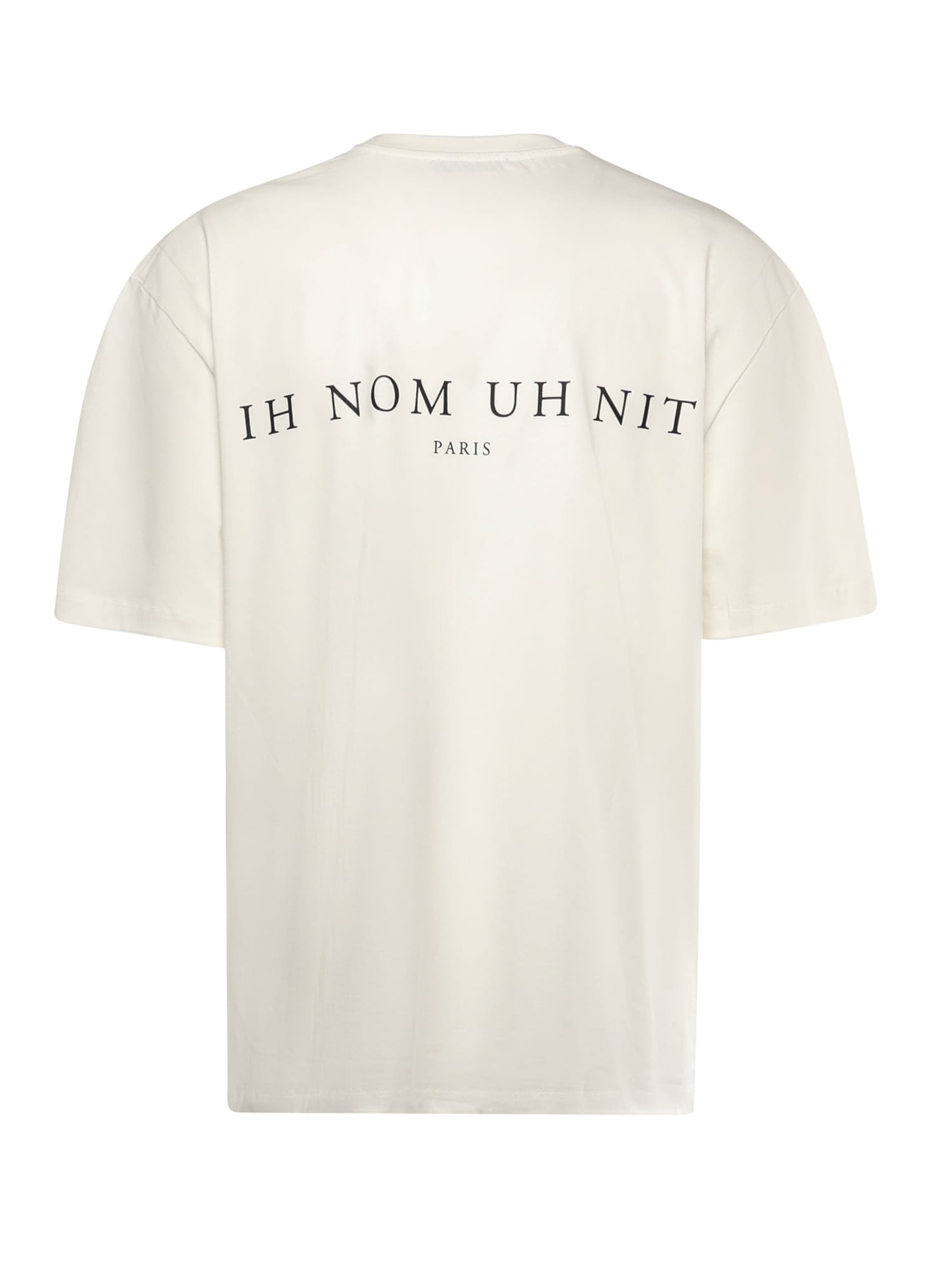 Ih Nom Uh Nit Graphic Printed Crewneck T-shirt In White