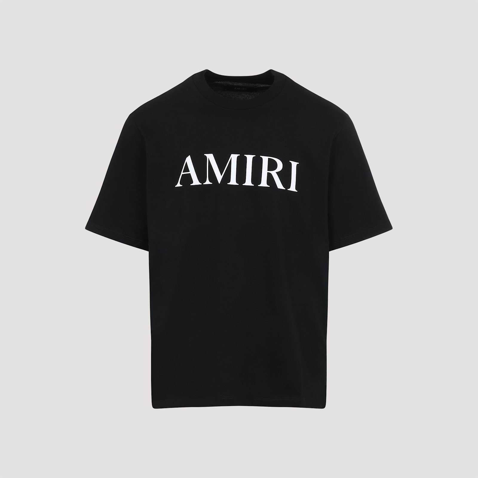 Amiri Cotton T-shirt With Logo Print In Black
