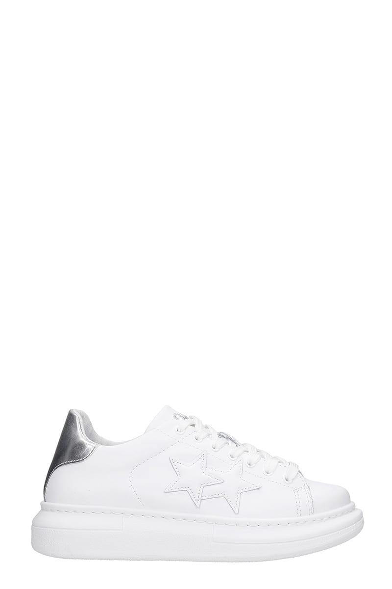 2star Sneakers In White Leather
