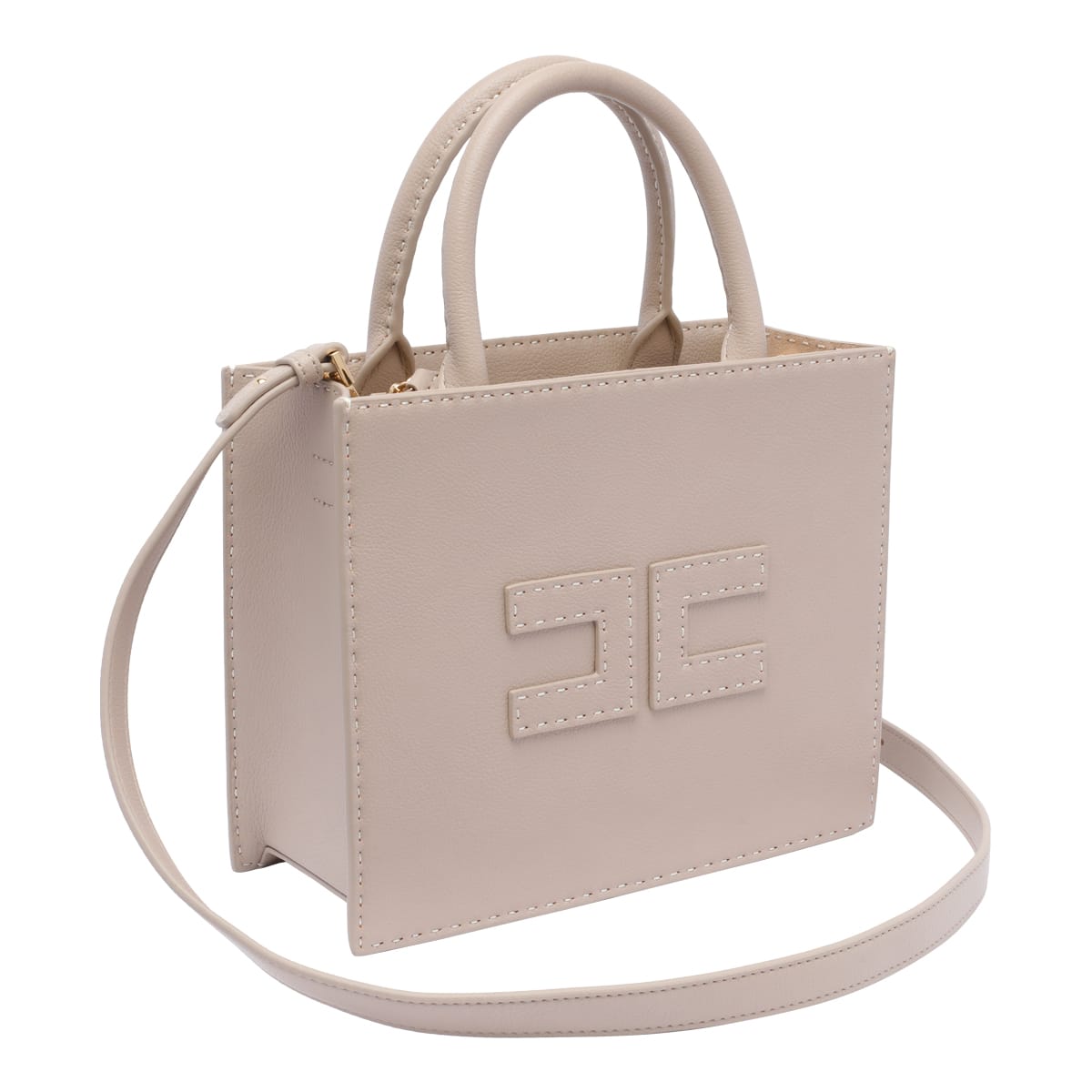 ELISABETTA FRANCHI LOGO HANDBAG