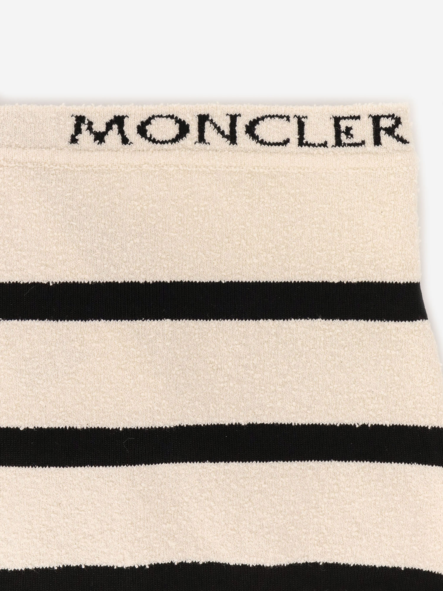 Moncler Top And Culotte Striped Cotton Blend Set