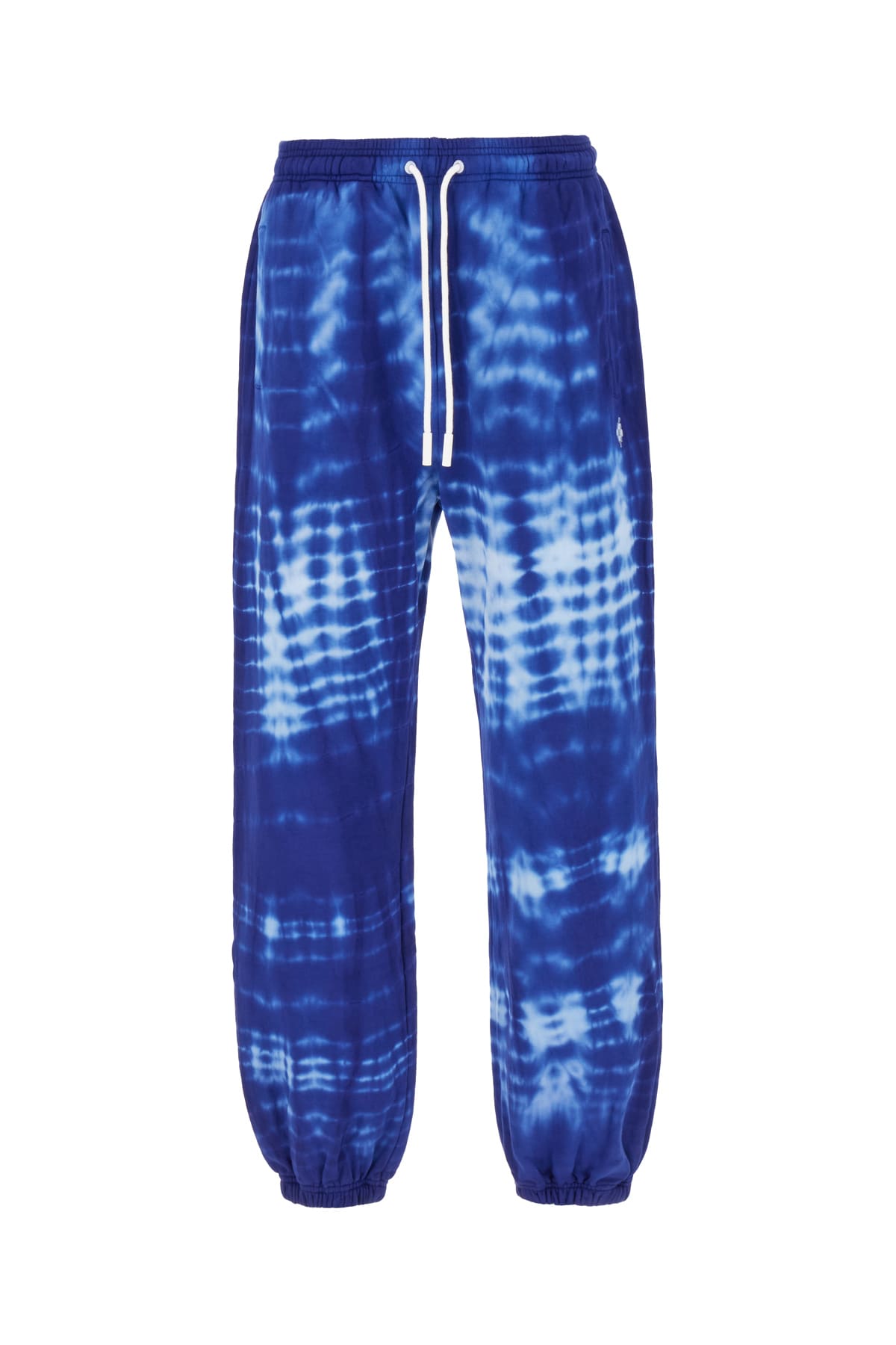 Marcelo Burlon County Of Milan Multicolor Cotton Oversize Joggers In Blue White