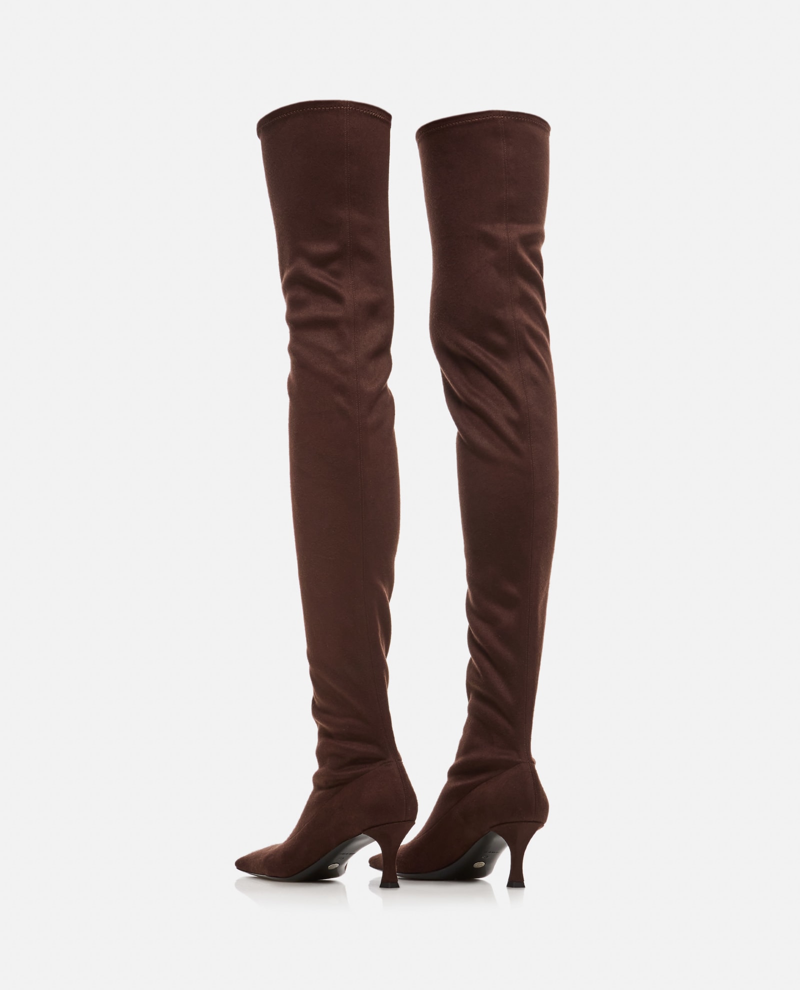 Shop Proenza Schouler Trap Over The Knee Boots In Brown