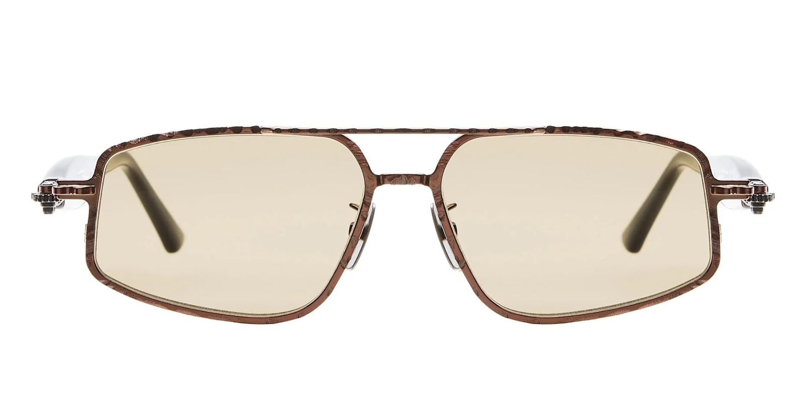 Kuboraum Mask J73 Bz - Bronze Sunglasses In Gold