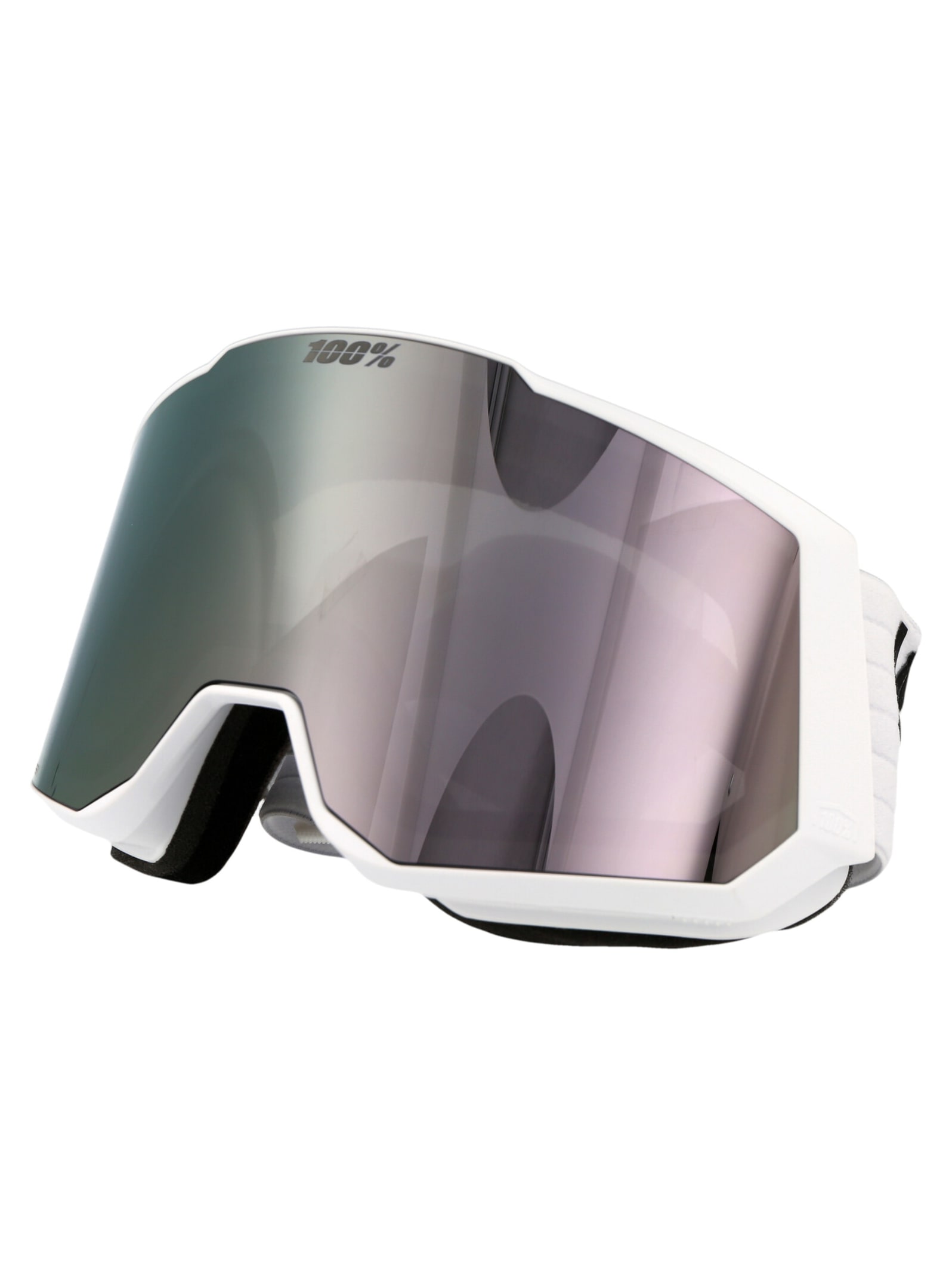 Shop 100% Snowcraft Xl Sunglasses In White / White