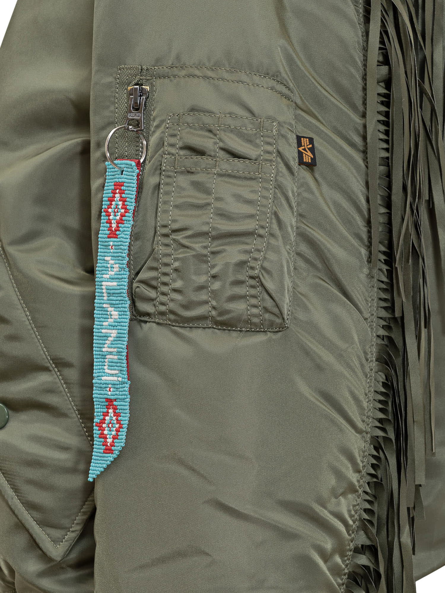 Alanui X Alpha Industries Bom Sage In Sage