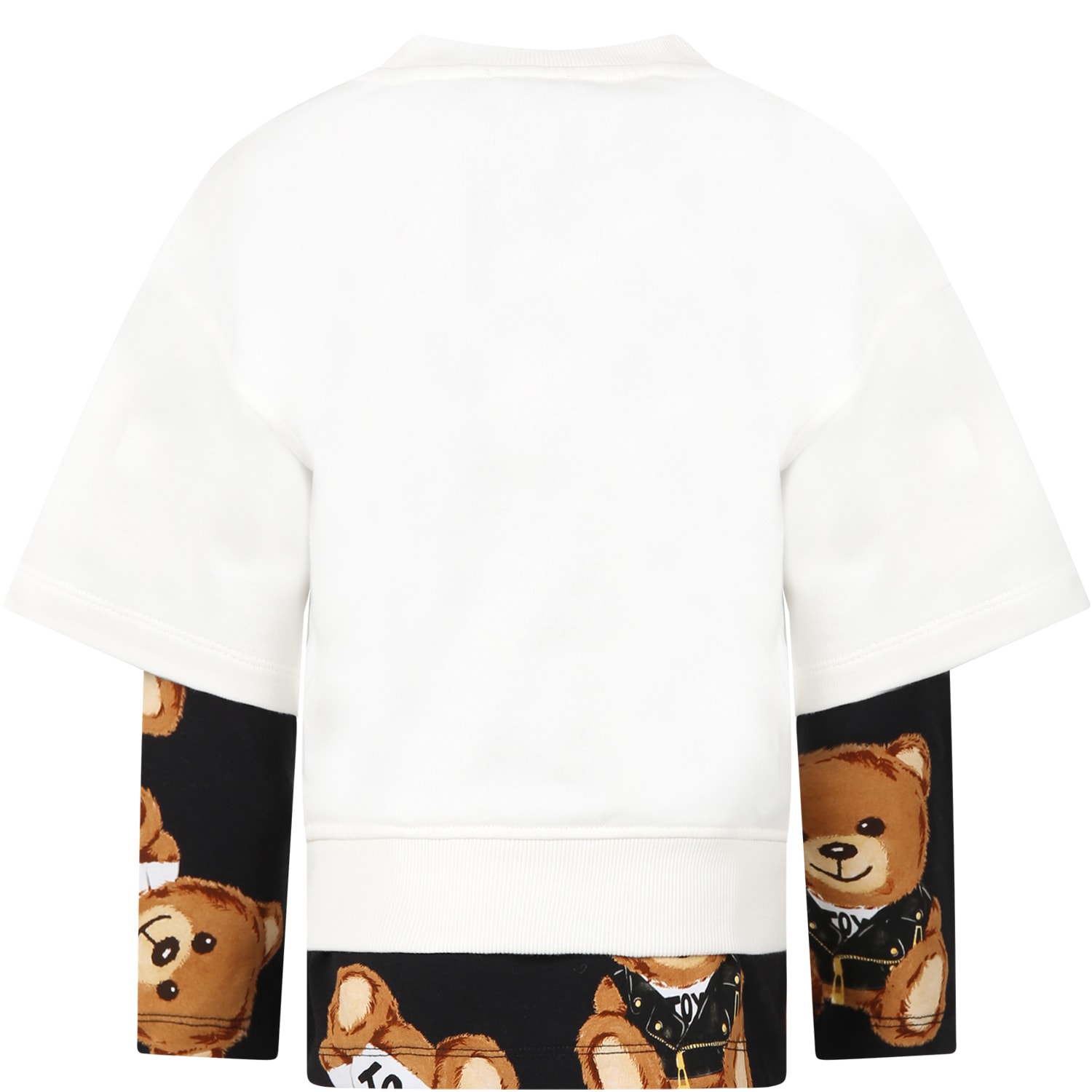 Shop Moschino Multicolor Set For Kids With Teddy Bear And Logo