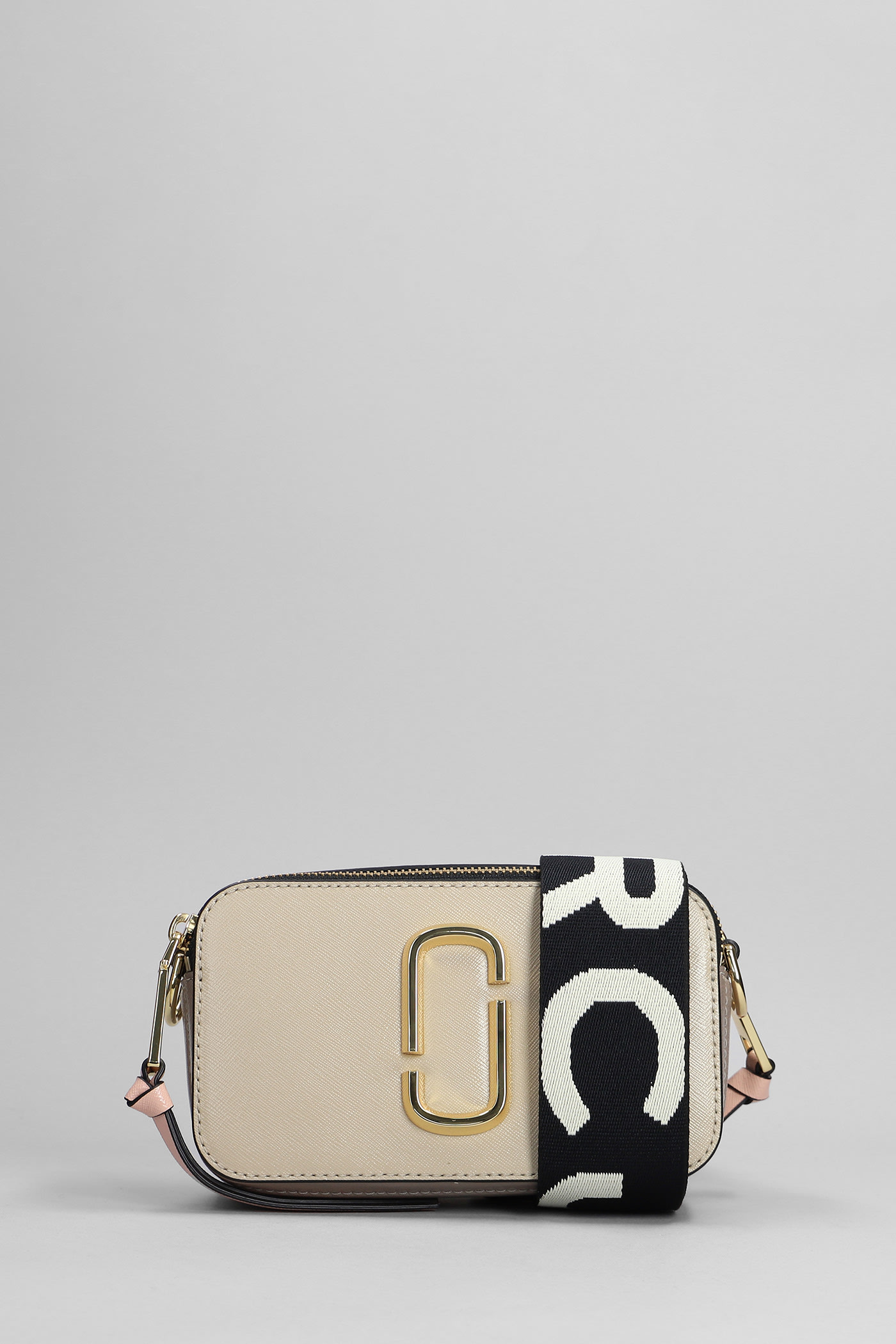 Marc Jacobs The Snapshot Shoulder Bag In Khaki Leather