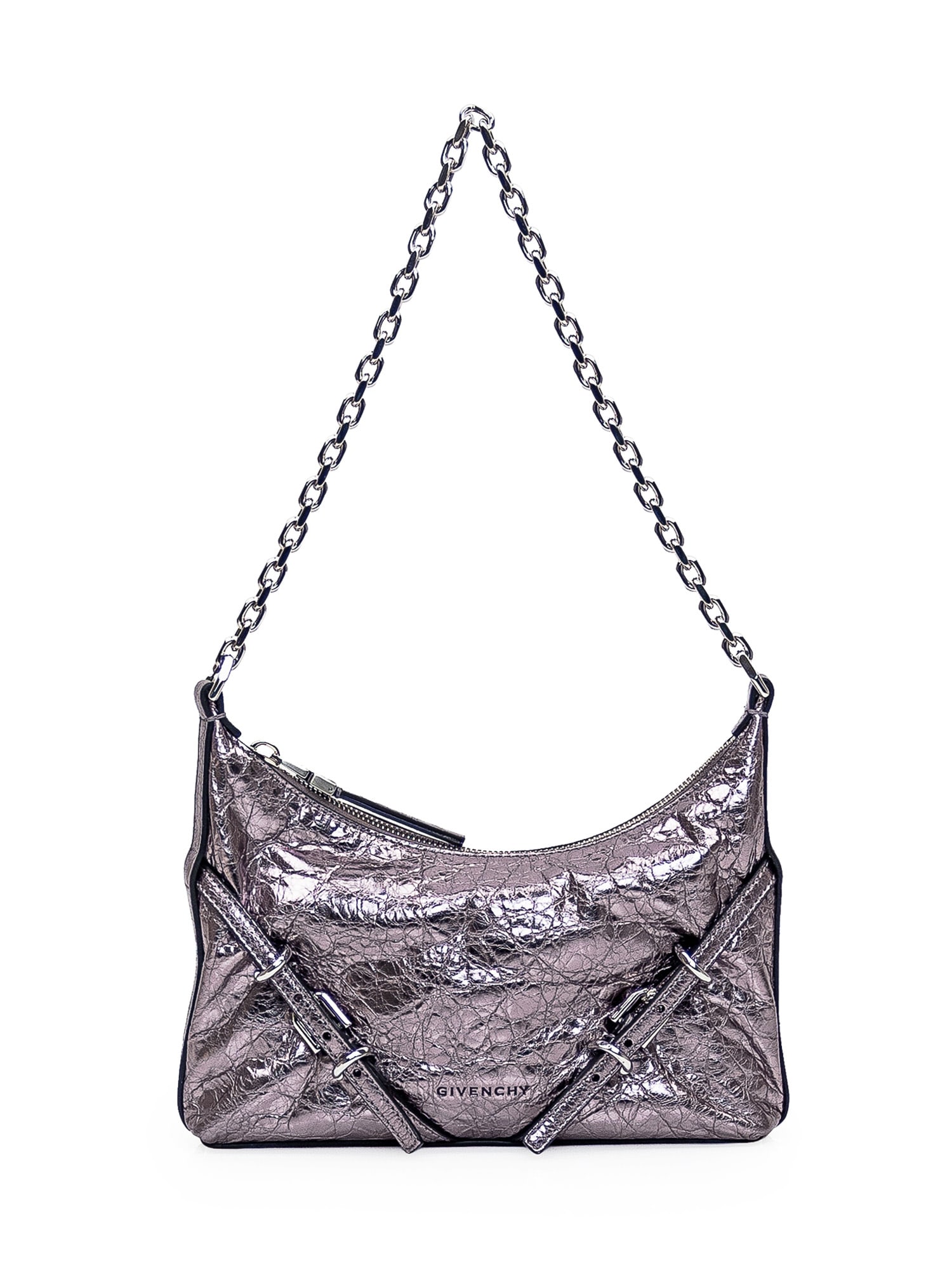 Givenchy Voyou Party Bag In Silver Grey