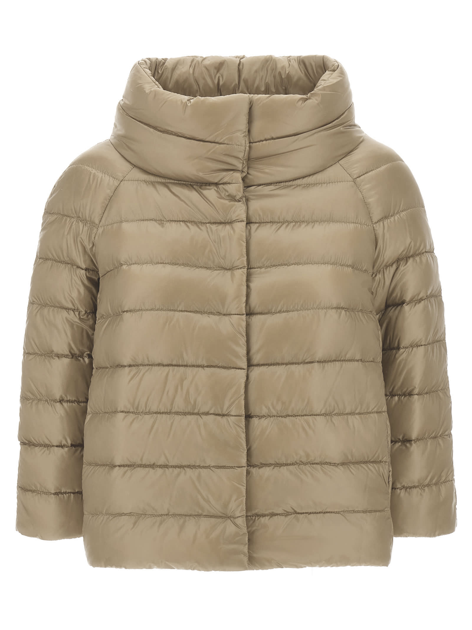 Herno Sofia Down Jacket In Neutral