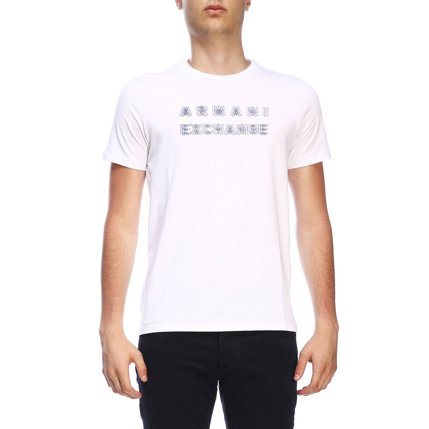 armani exchange t shirt white