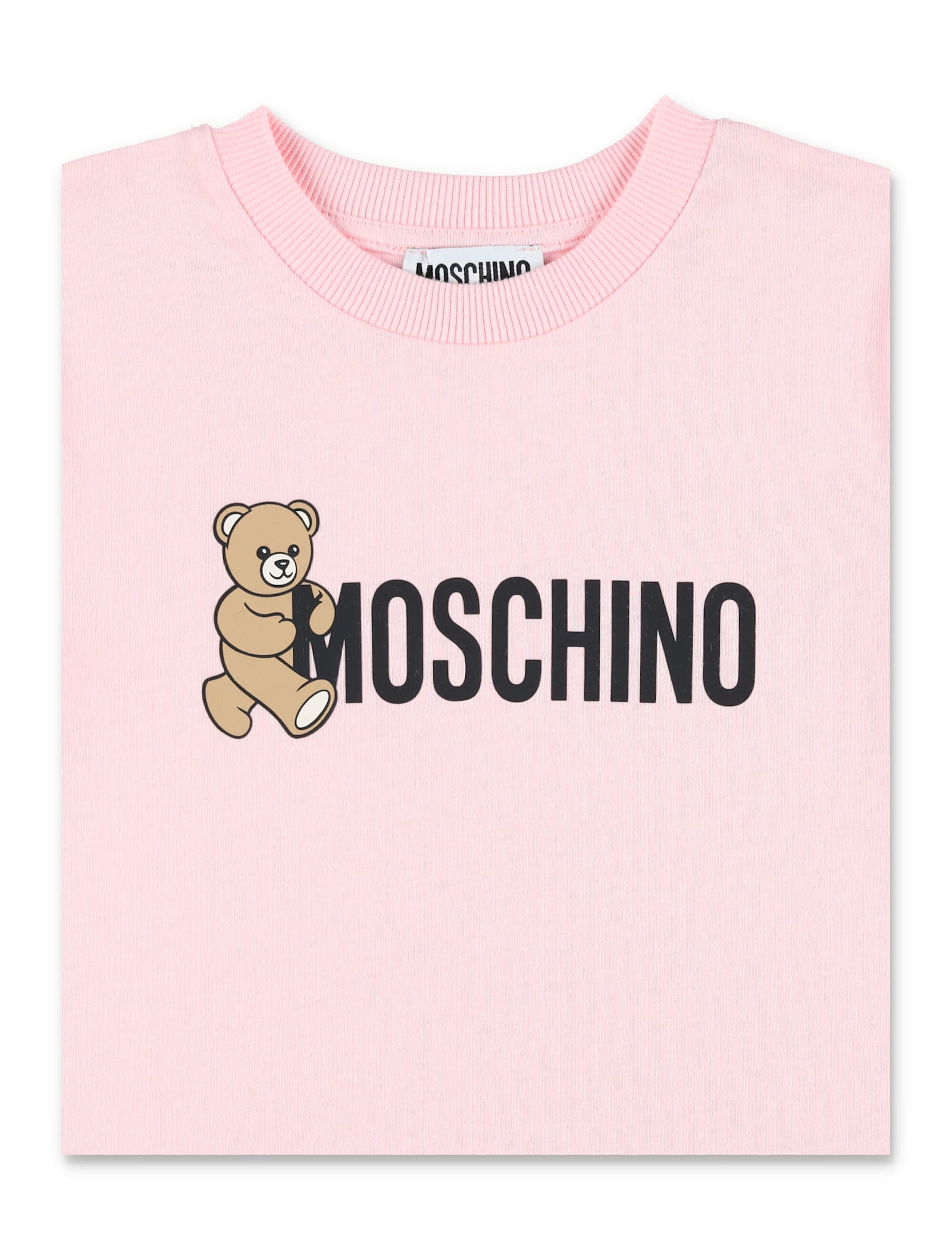 Moschino Kid - Logo T-shirt In Pink