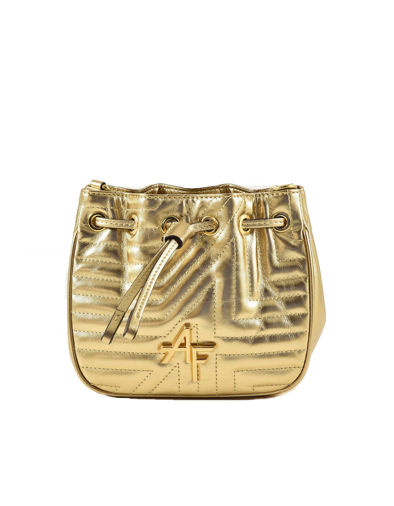 Alberta Ferretti Womens Gold Handbag