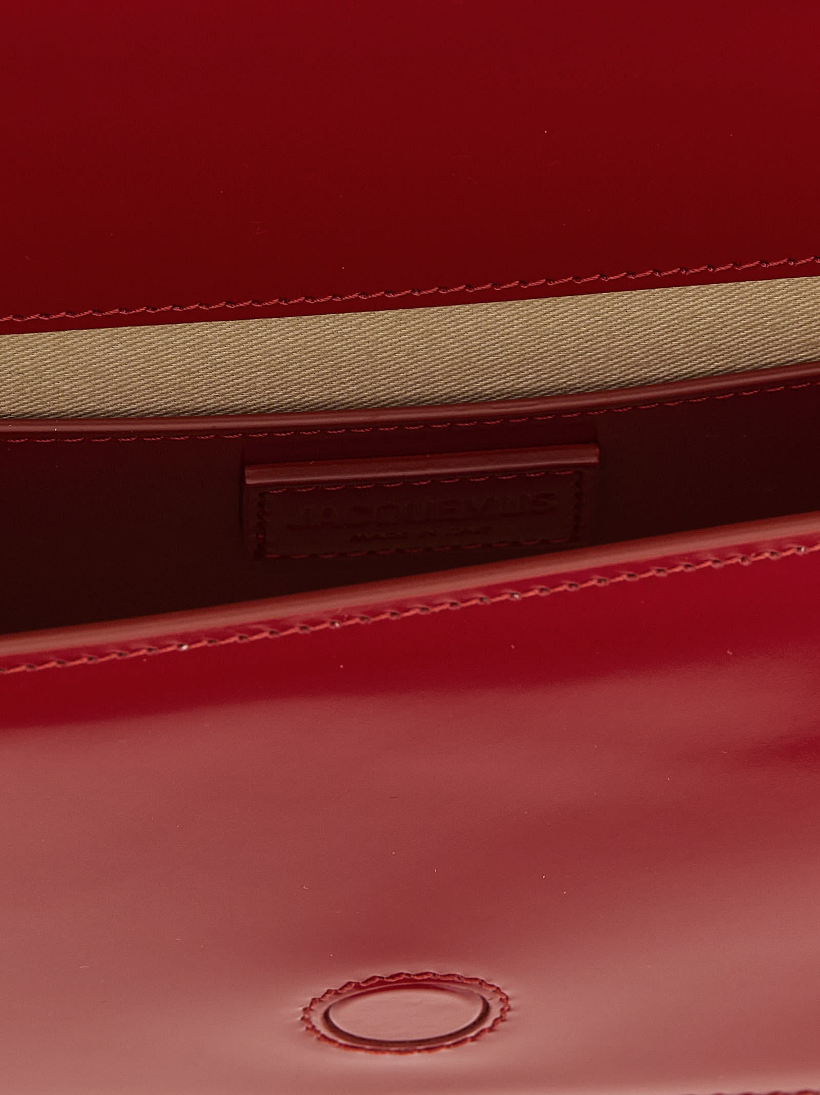 Jacquemus Le Bambino Long Shoulder Bag In Red