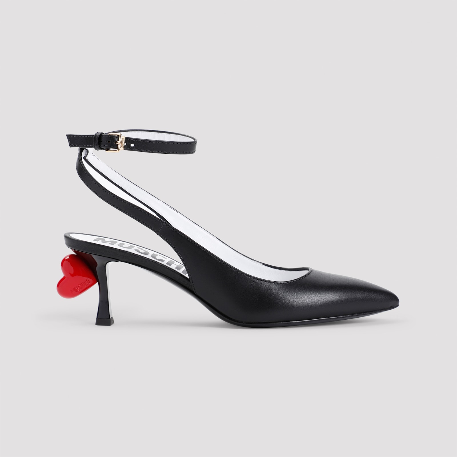 Shop Moschino Pumps In Nero