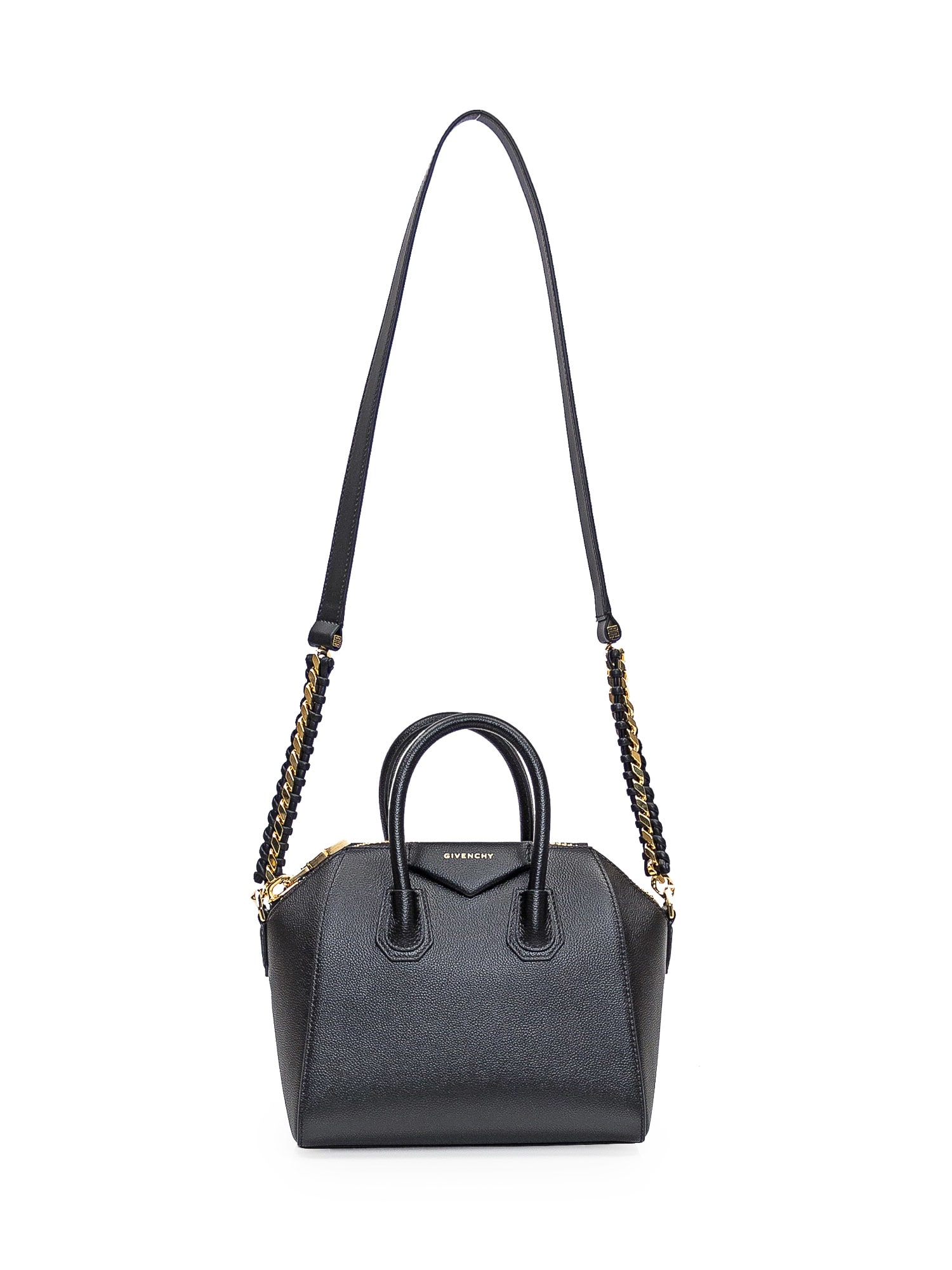 Shop Givenchy Antigona Mini Bag In Black