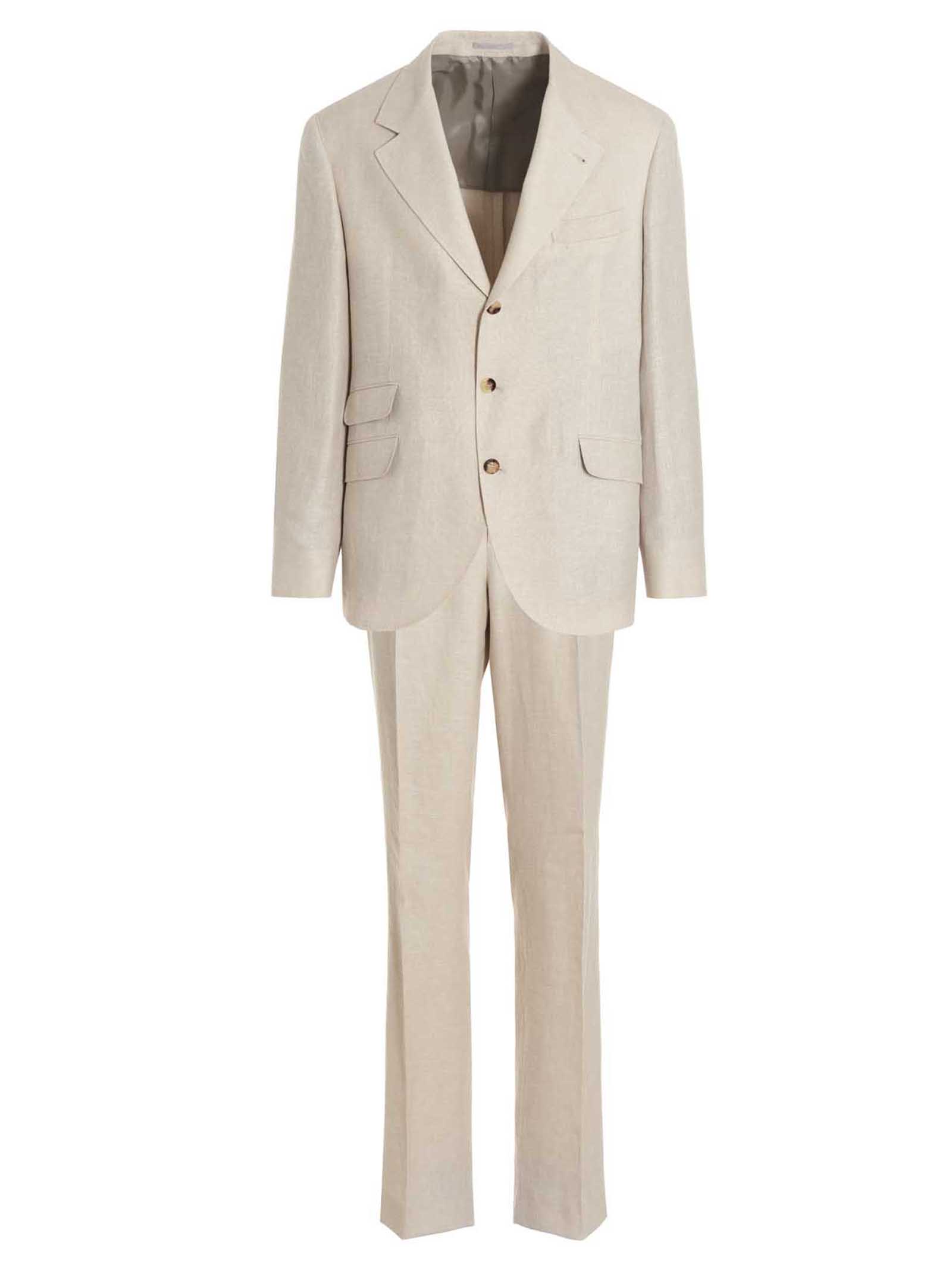 Brunello Cucinelli Linen Blend Suit