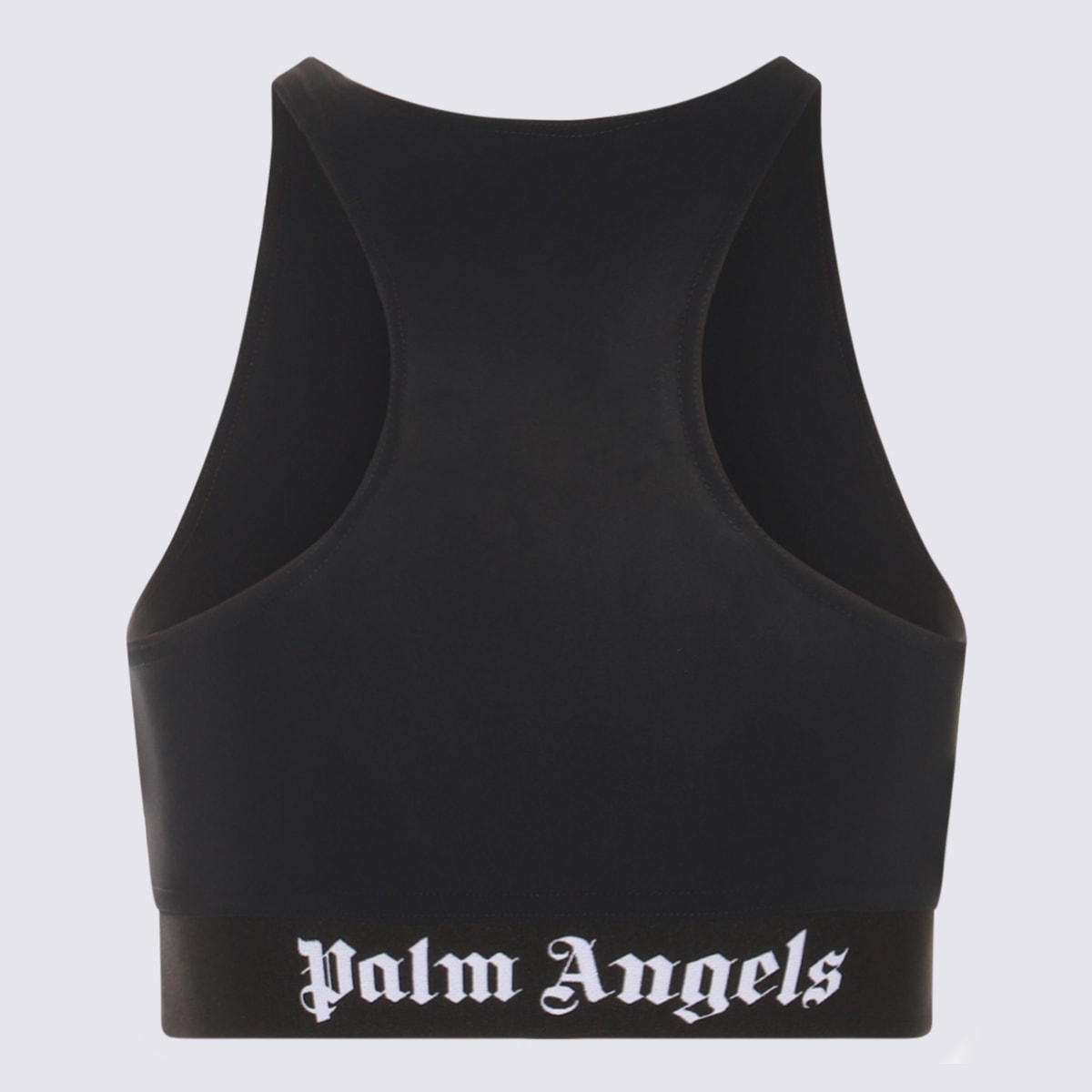 Shop Palm Angels Black And White Track Top