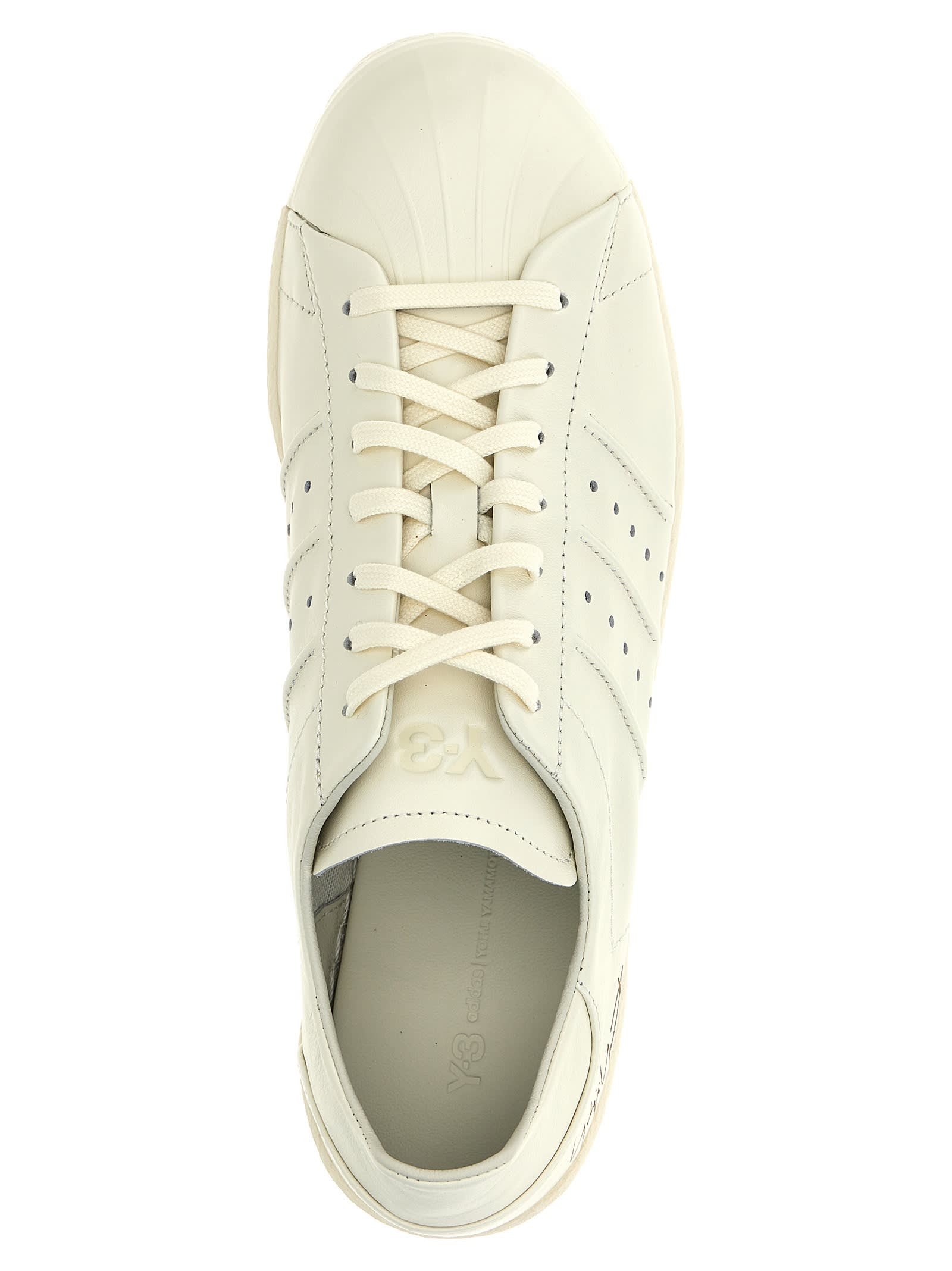 Shop Y-3 Superstar Sneakers In White