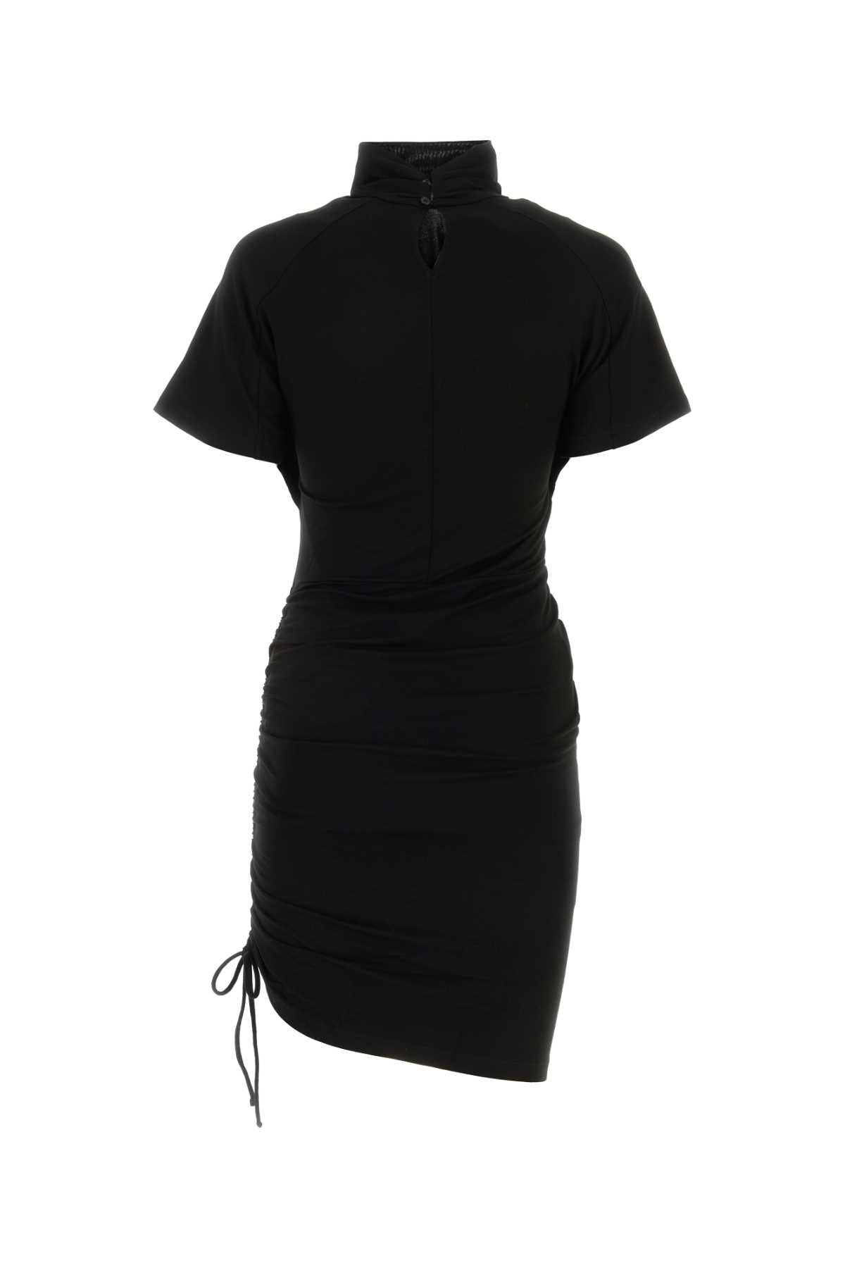 Shop Marant Etoile Black Stretch Viscose Lya Dress