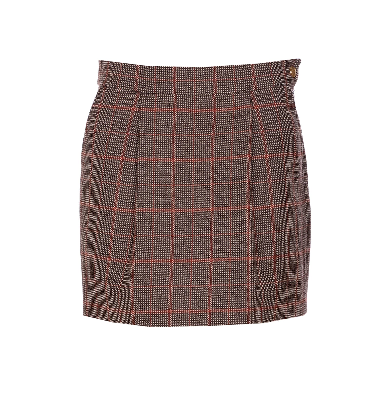Chloé Mini Check Skirt
