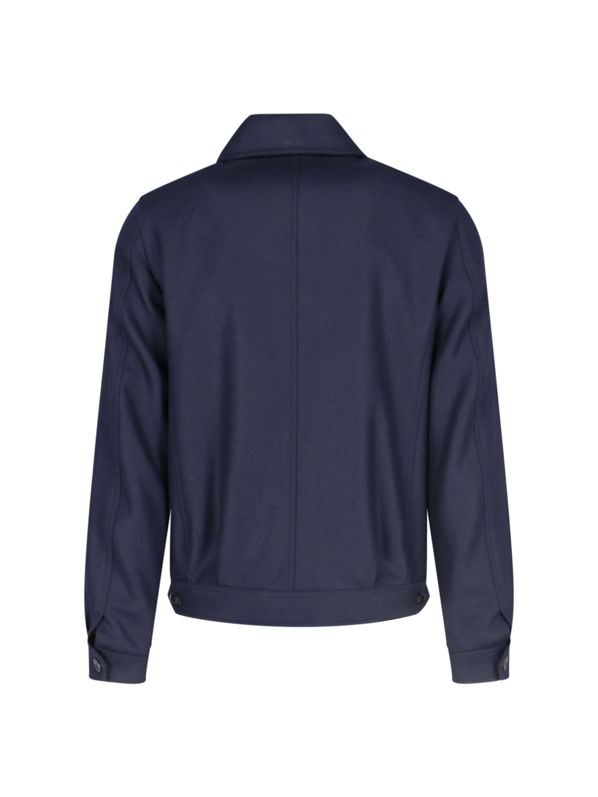 Shop Tom Ford Zip Tech Jacket In Blue