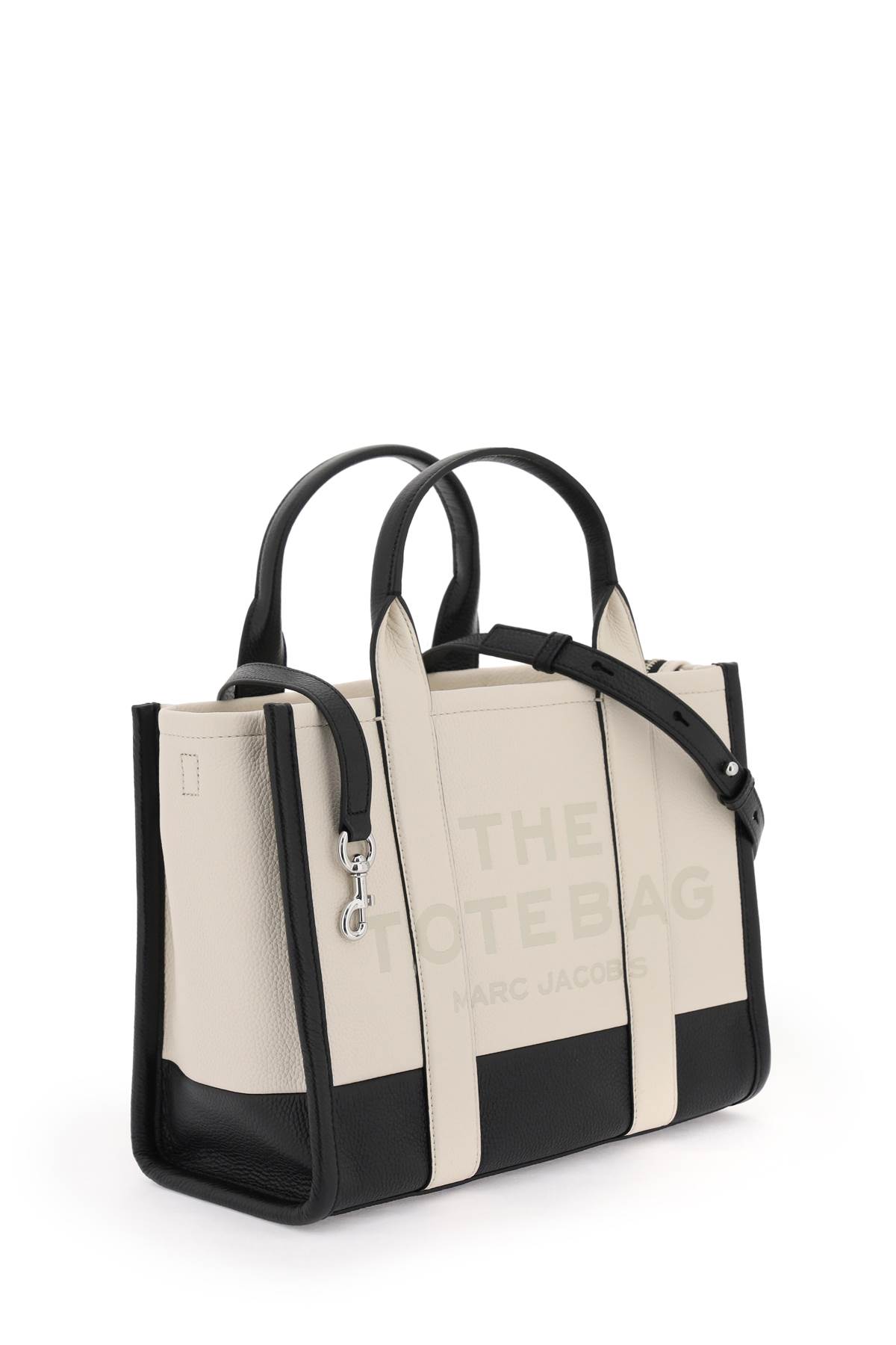 Marc Jacobs The Colorblock Medium Tote Bag In Ivory
