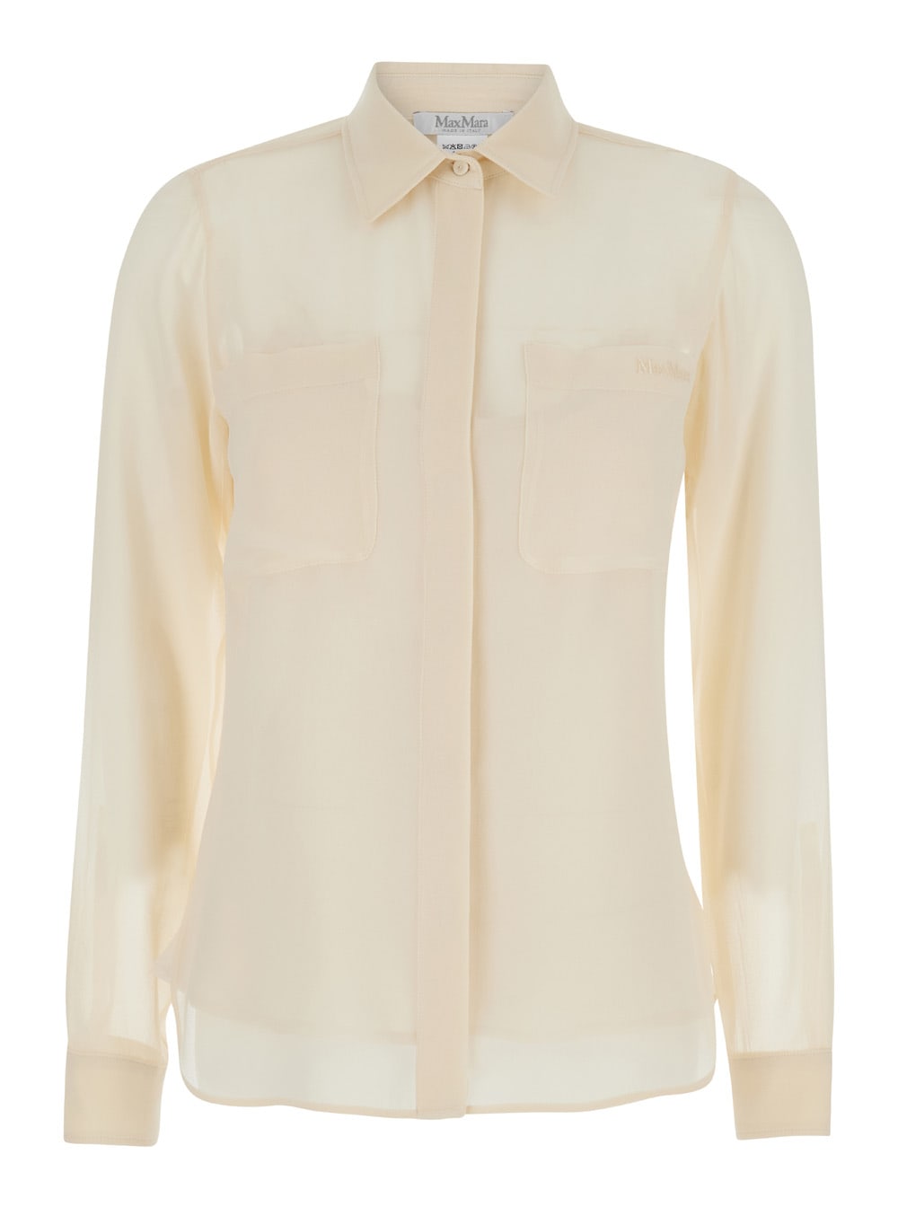 Shop Max Mara Vongola Shirt In White