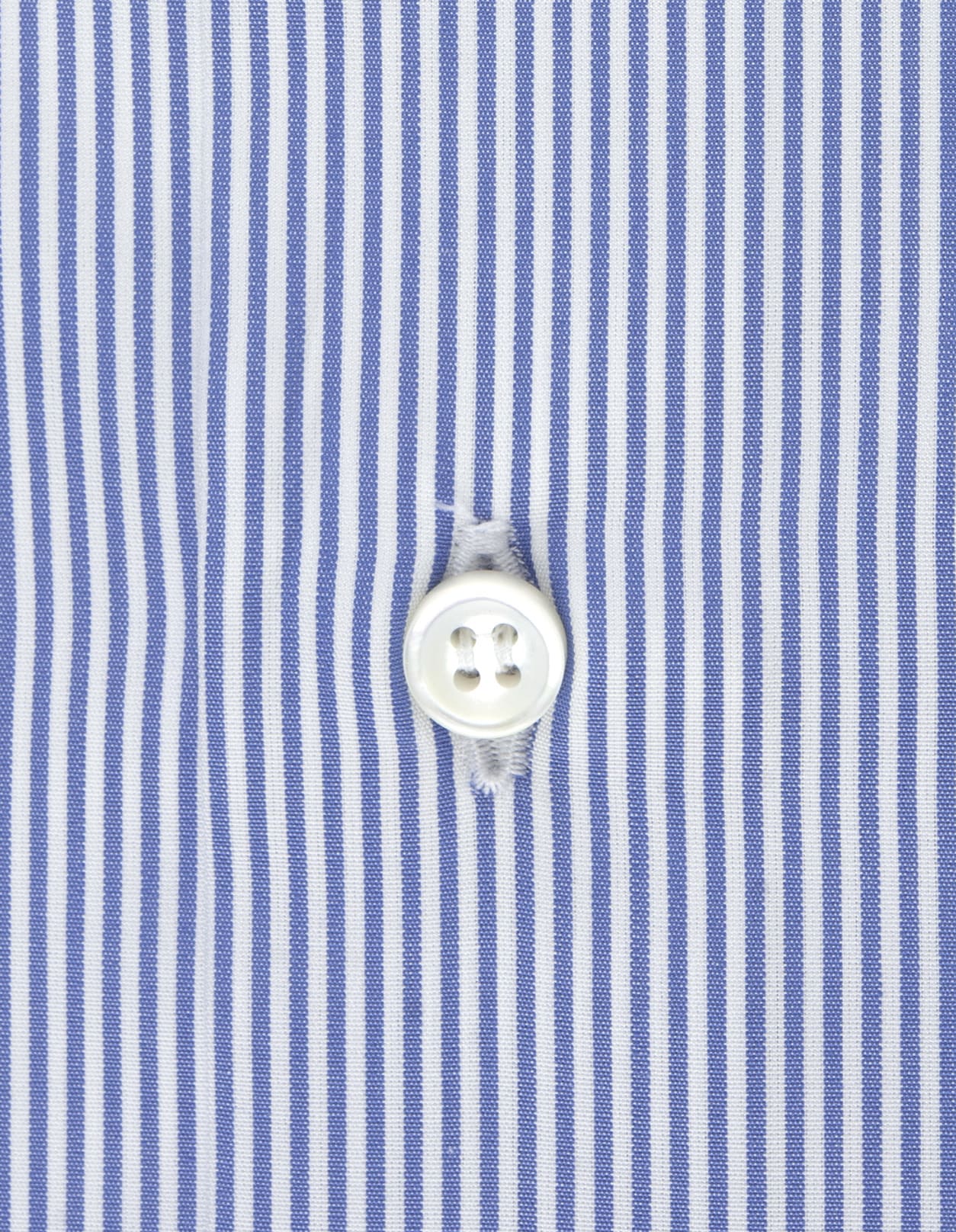 Shop Fray Regular Fit Shirt With Light Blue And White Stripes
