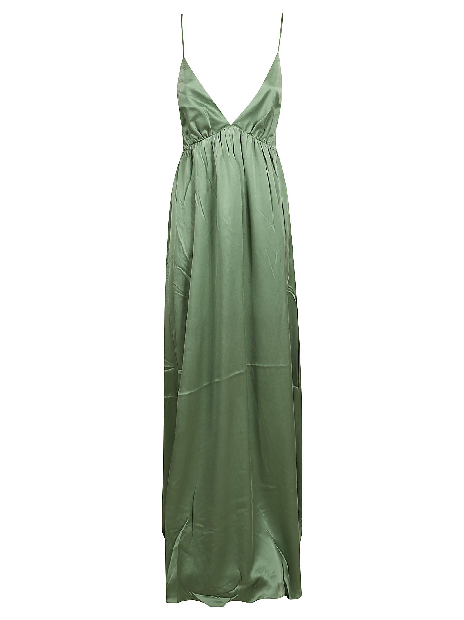 Shop Zimmermann Silk Sip Dress In Matcha