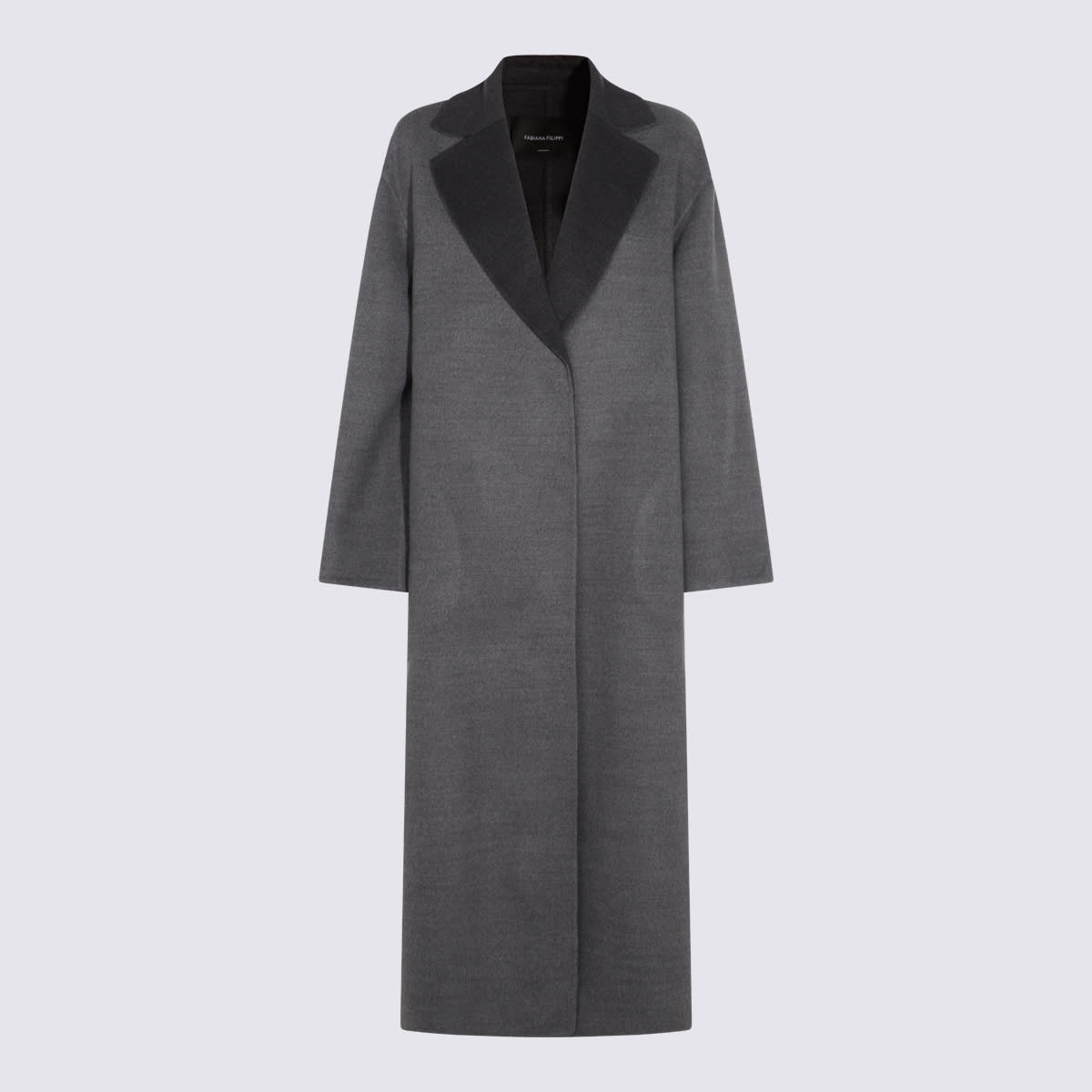Fabiana Filippi Dressing Gown Coat Coats And Trench Coats Gray In Gray