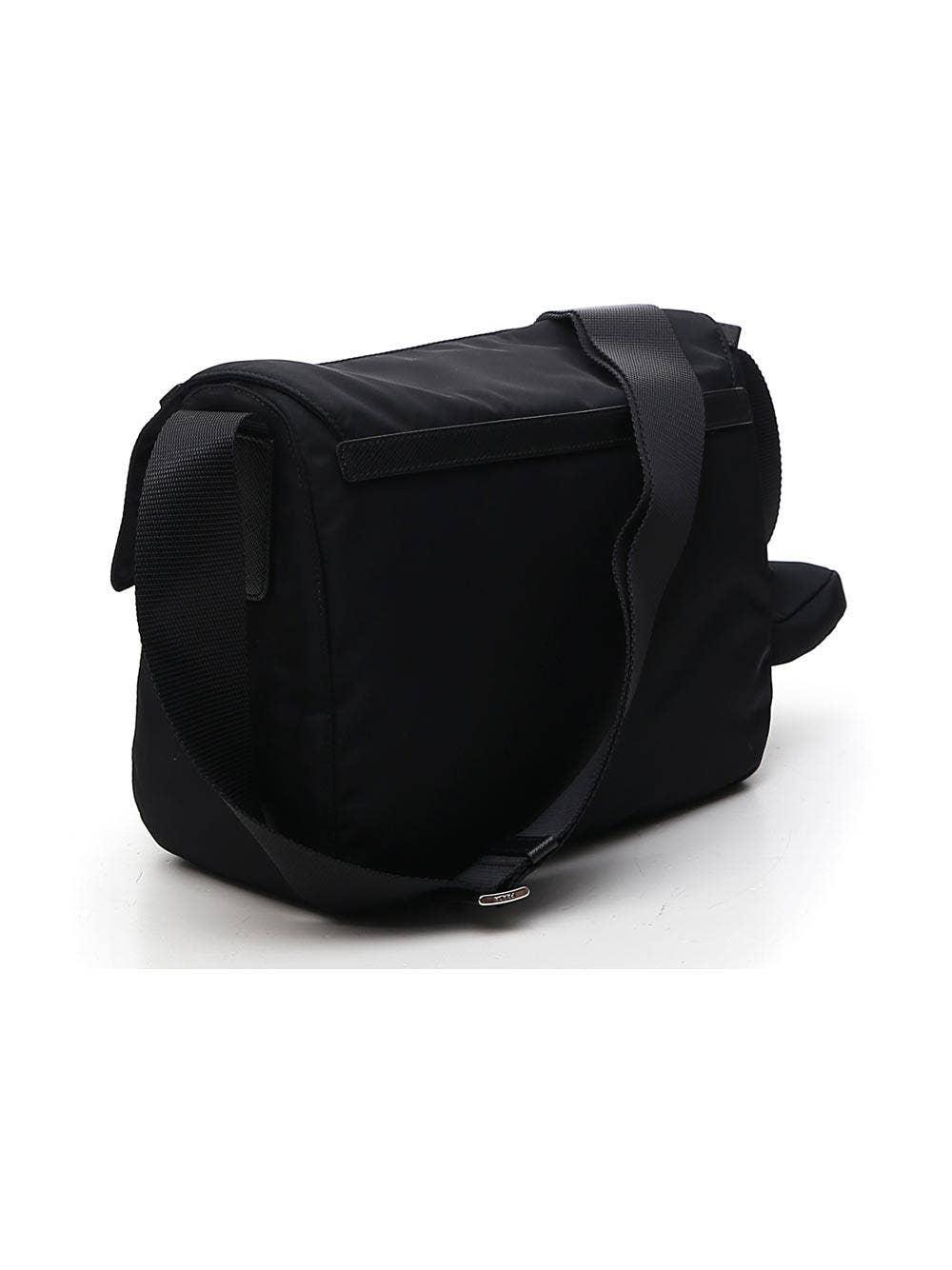 Shop Prada Nylon Shoulder Bag In Nero