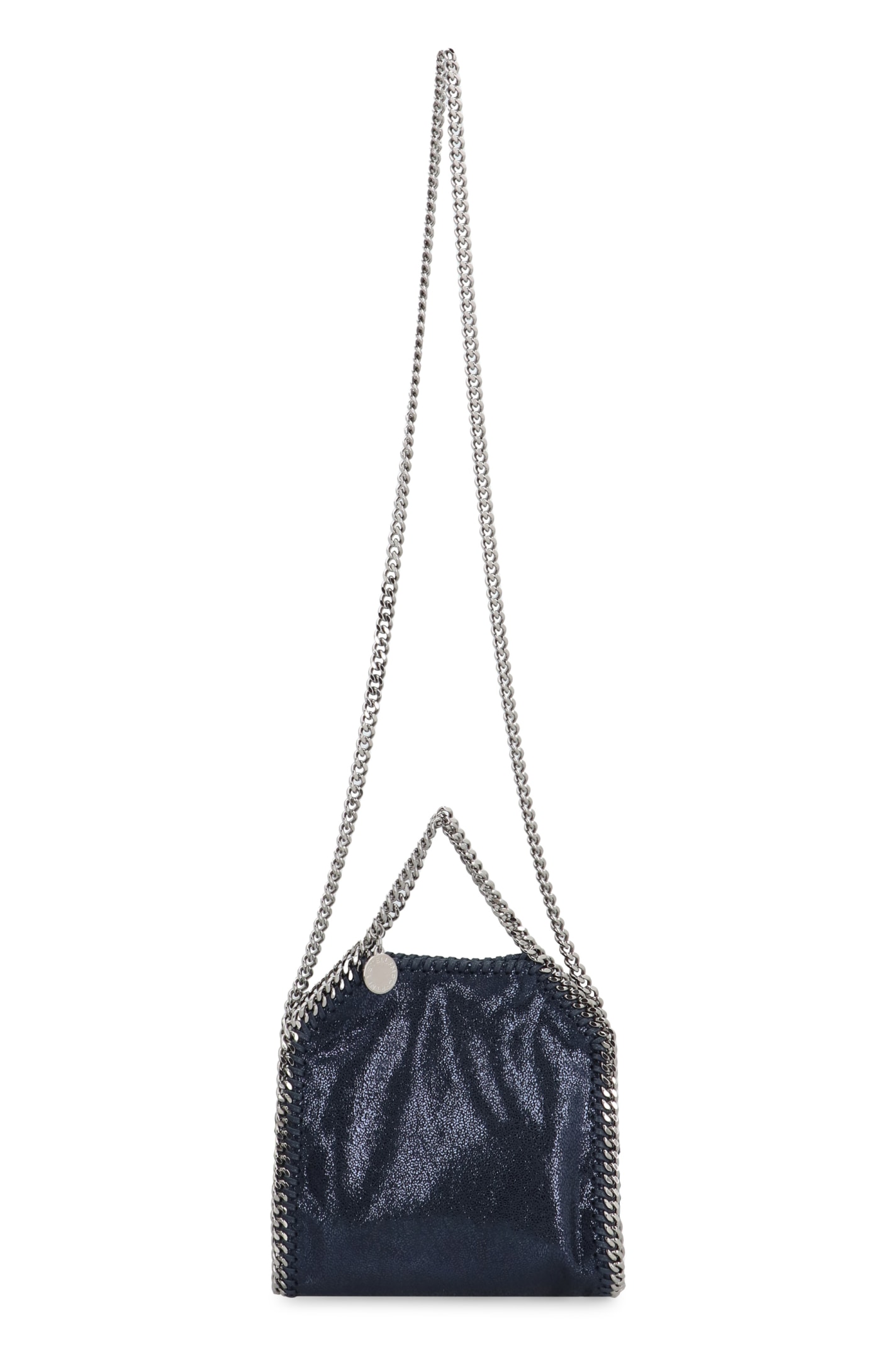 Shop Stella Mccartney Tiny Falabella Mini Bag In Ink