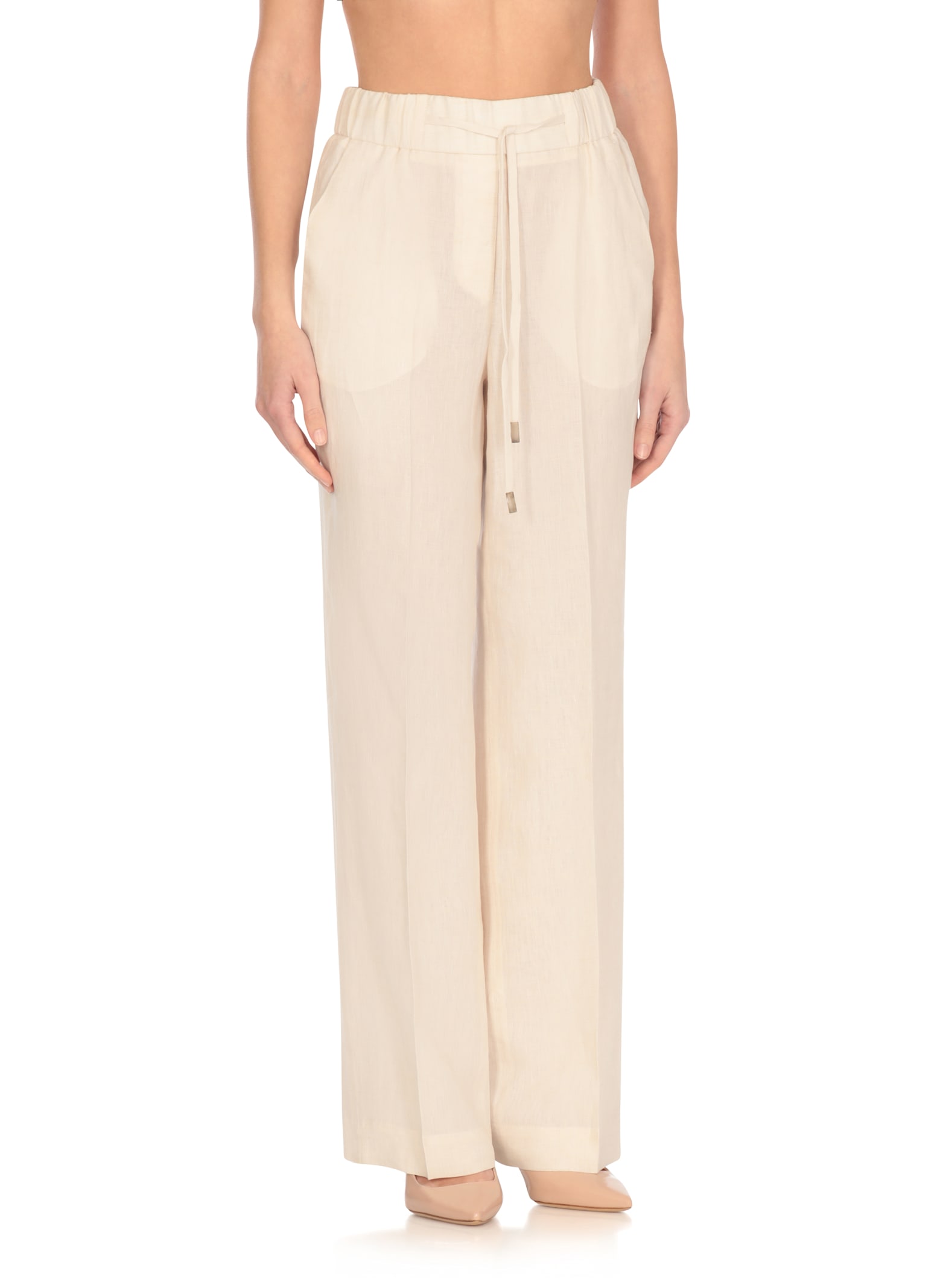Peserico Drawstring Casual Pants