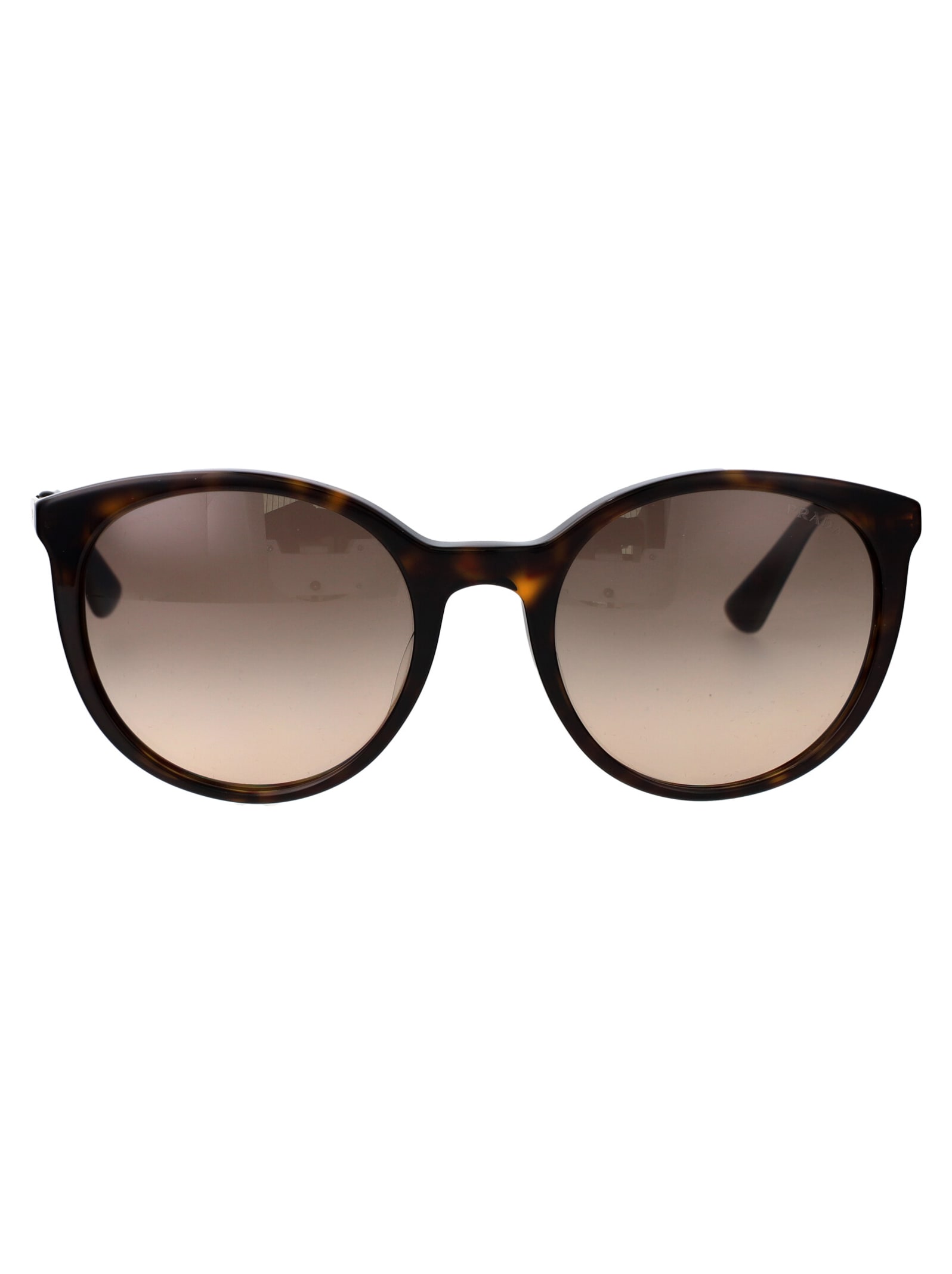 Shop Prada Catwalk Sunglasses In 2au3d0 Havana