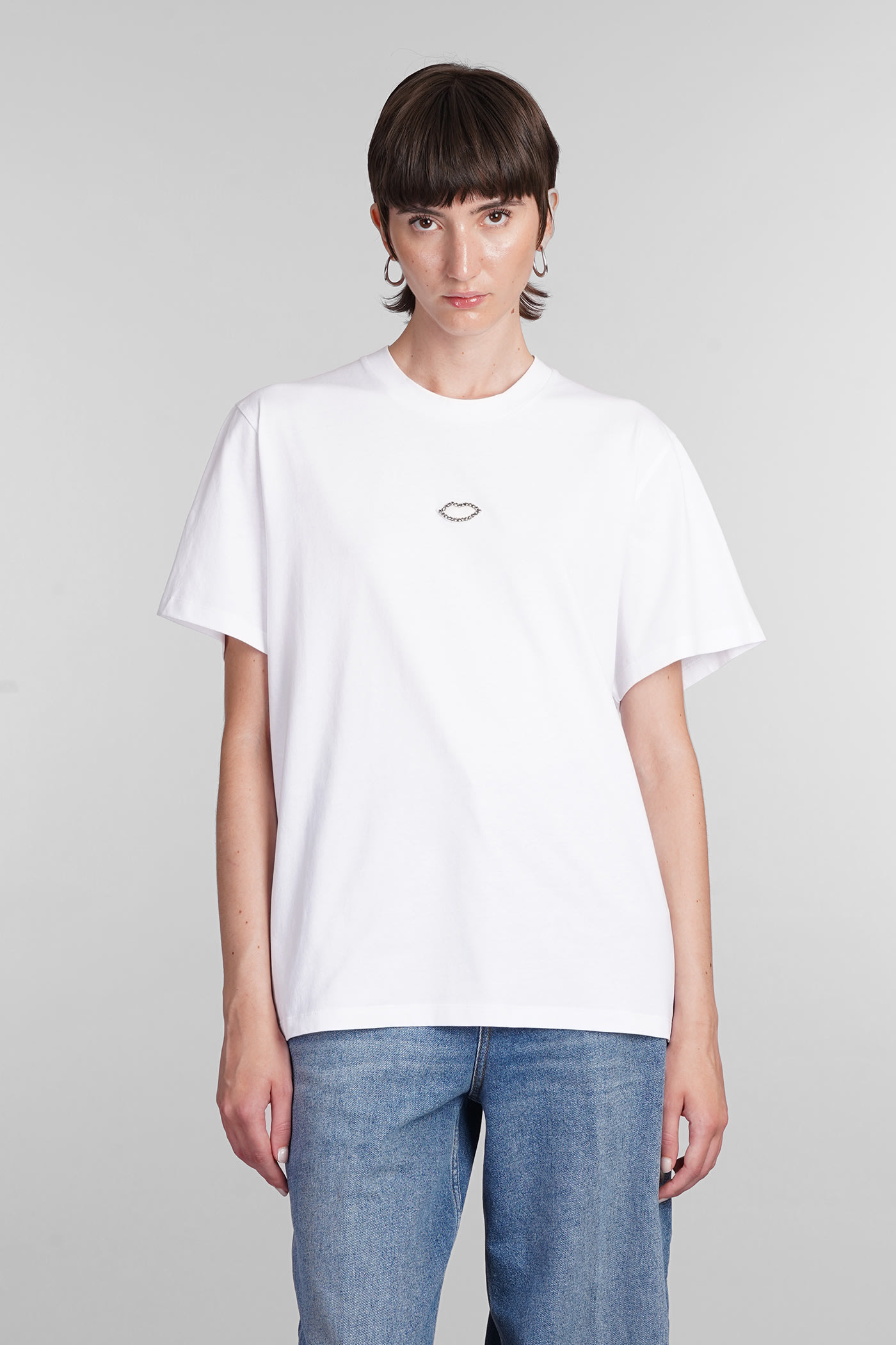 Shop Stella Mccartney T-shirt In White Cotton