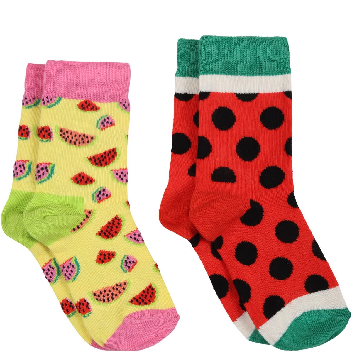Happy Socks Multicolor Set For Kids With Watermelons
