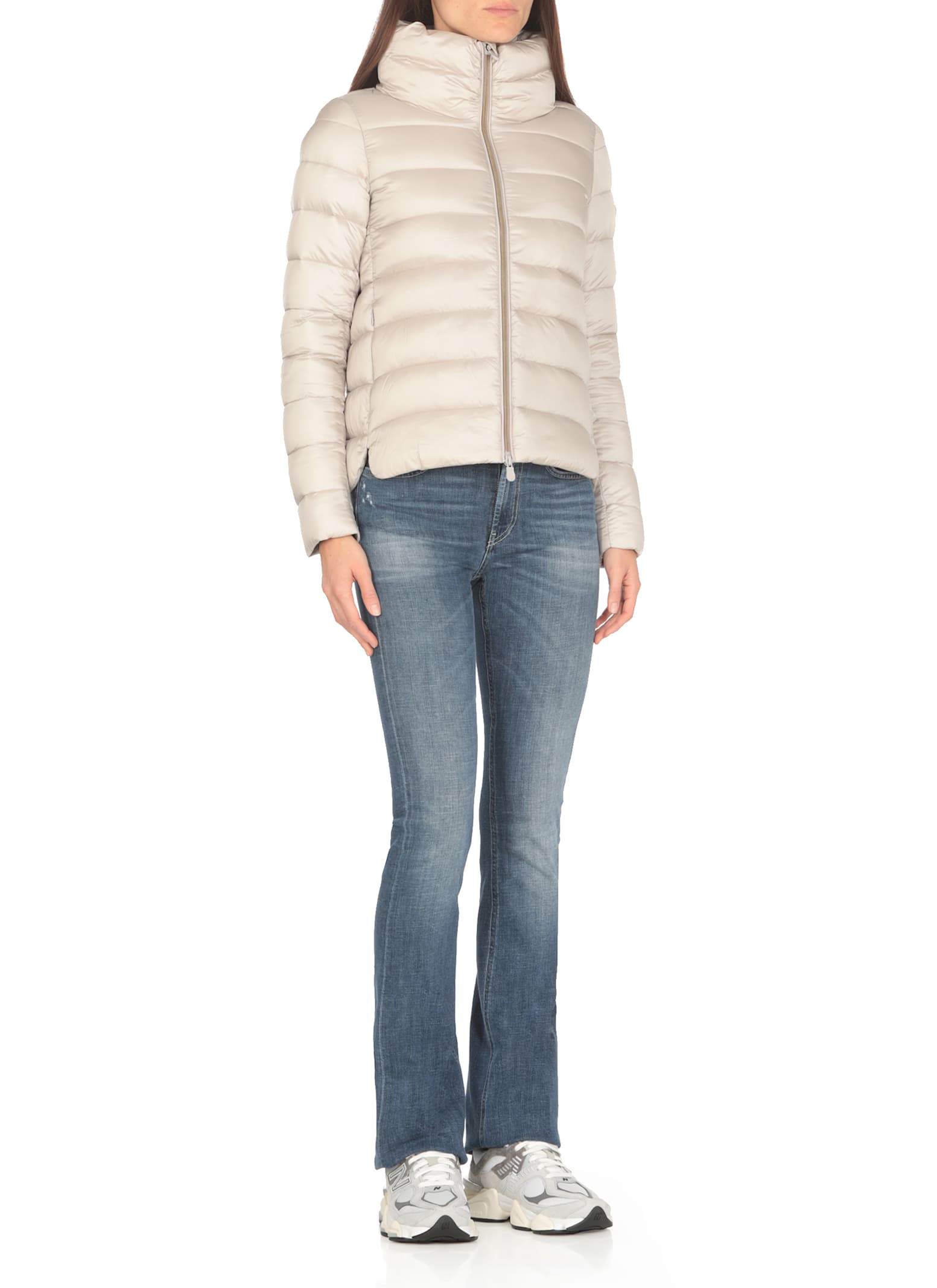 Shop Save The Duck Elsie Jacket In Ivory