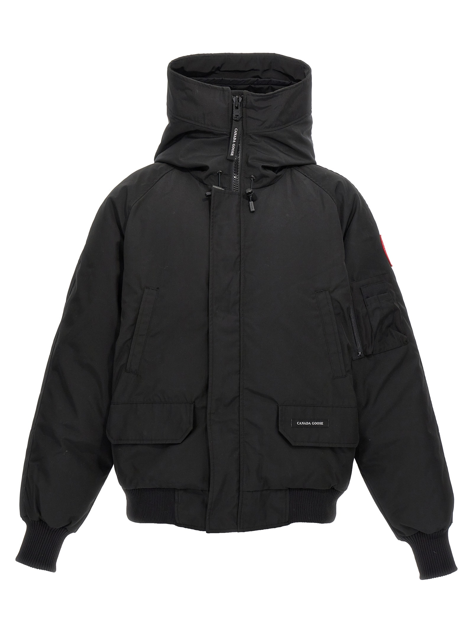 Shop Canada Goose Chilliwack Bomber Jacket In Black