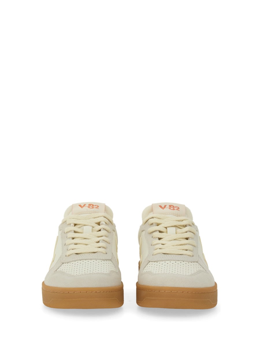 Veja Sneaker V82 Natural V Beig Talon Naranja In White